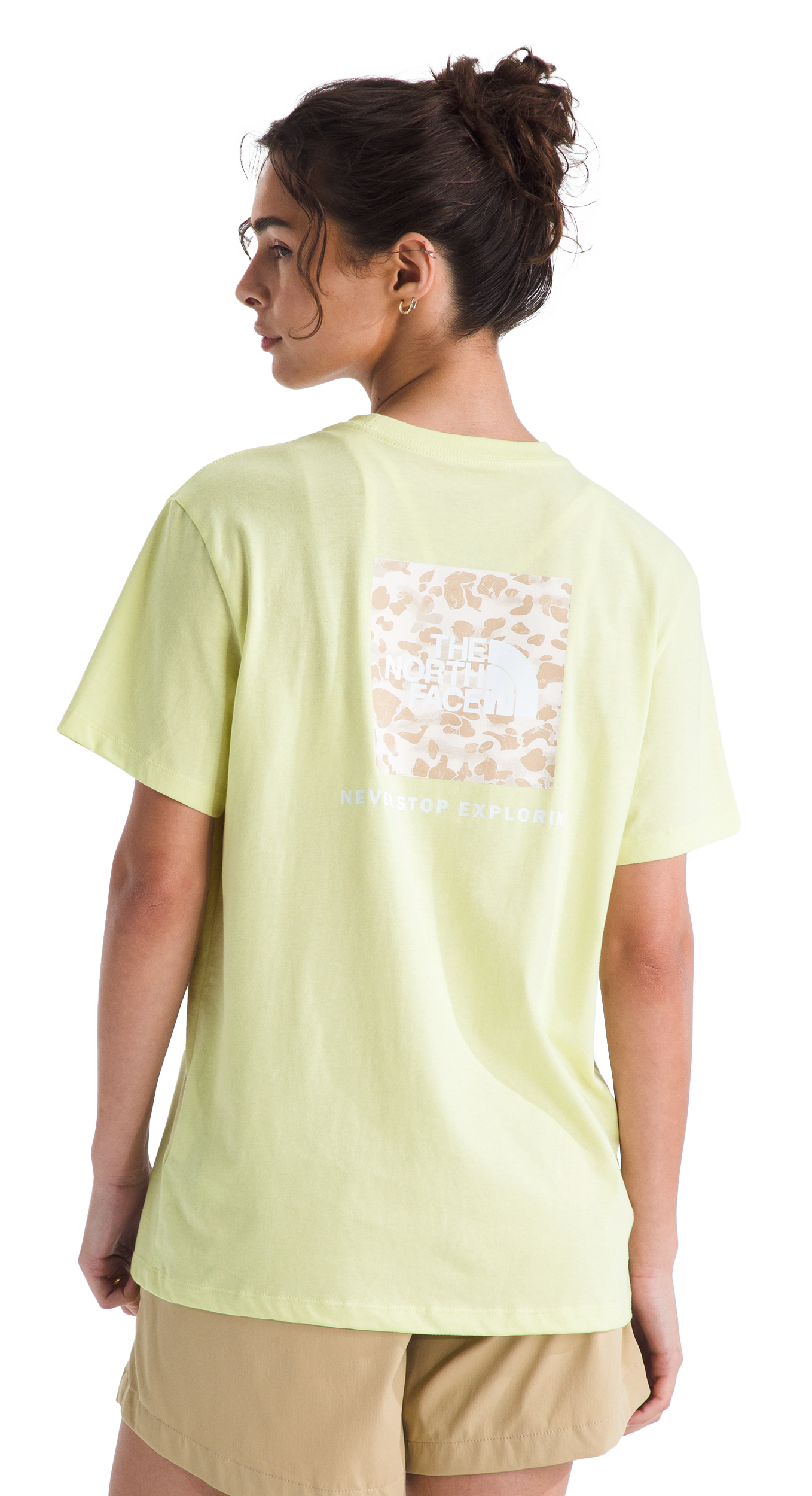 Image of The North Face Pebble Path Graphic Short-Sleeve T-Shirt - Lemon Mist