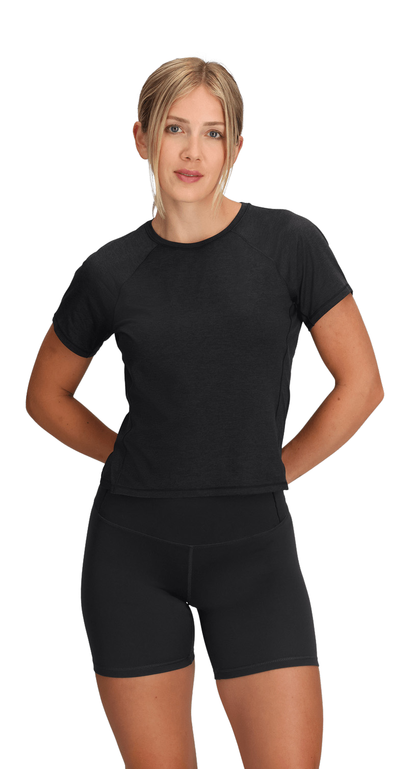Image of The North Face Jaida Short-Sleeve T-Shirt - TNF Black Dark Heather