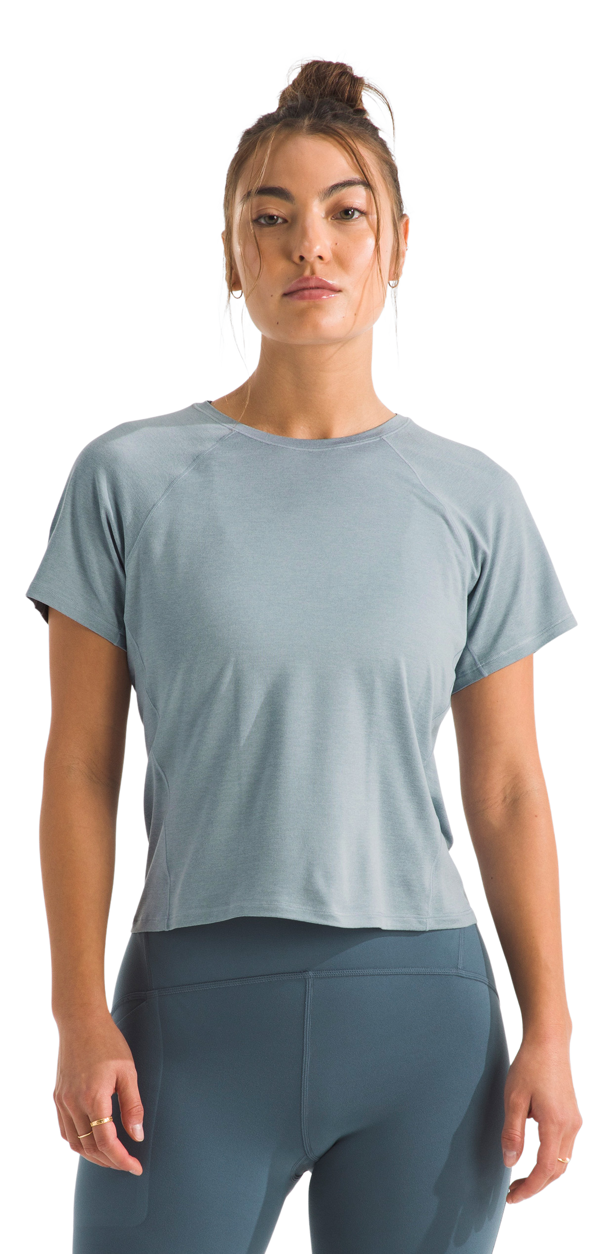 Image of The North Face Jaida Short-Sleeve T-Shirt - Frost Grey Light Heather