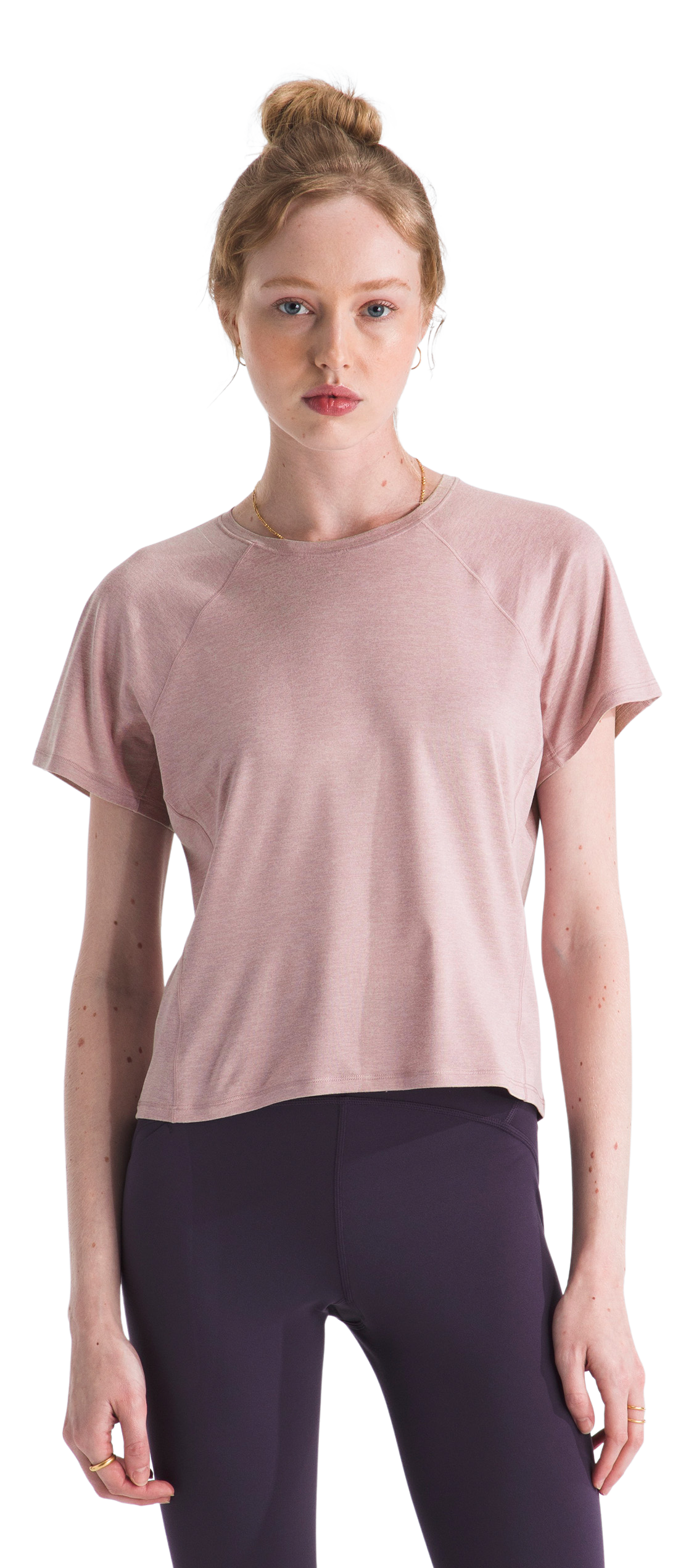 Image of The North Face Jaida Short-Sleeve T-Shirt - Metal Pink Light Heather