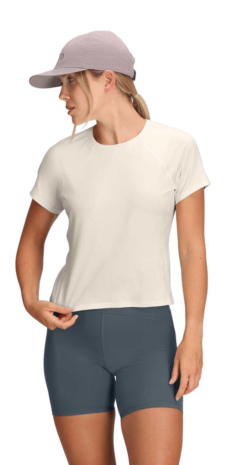 Image of The North Face Jaida Short-Sleeve T-Shirt - White Dune Light Heather