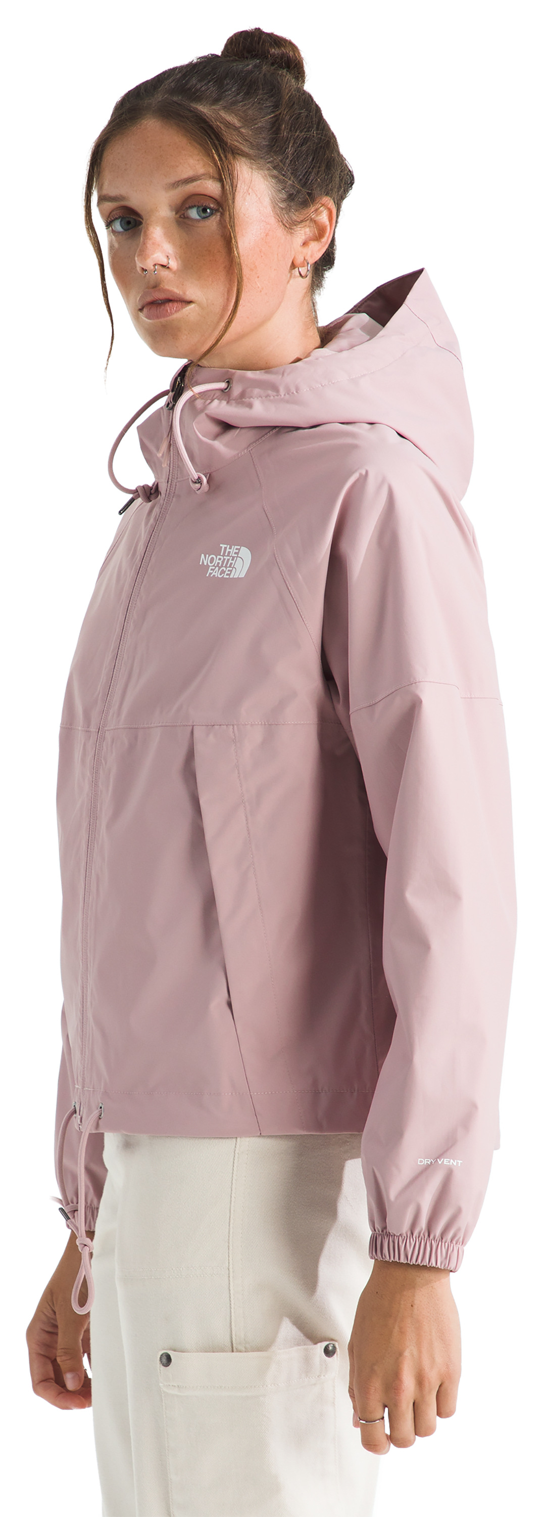 Image of The North Face Antora Rain Hoodie - Metal Pink