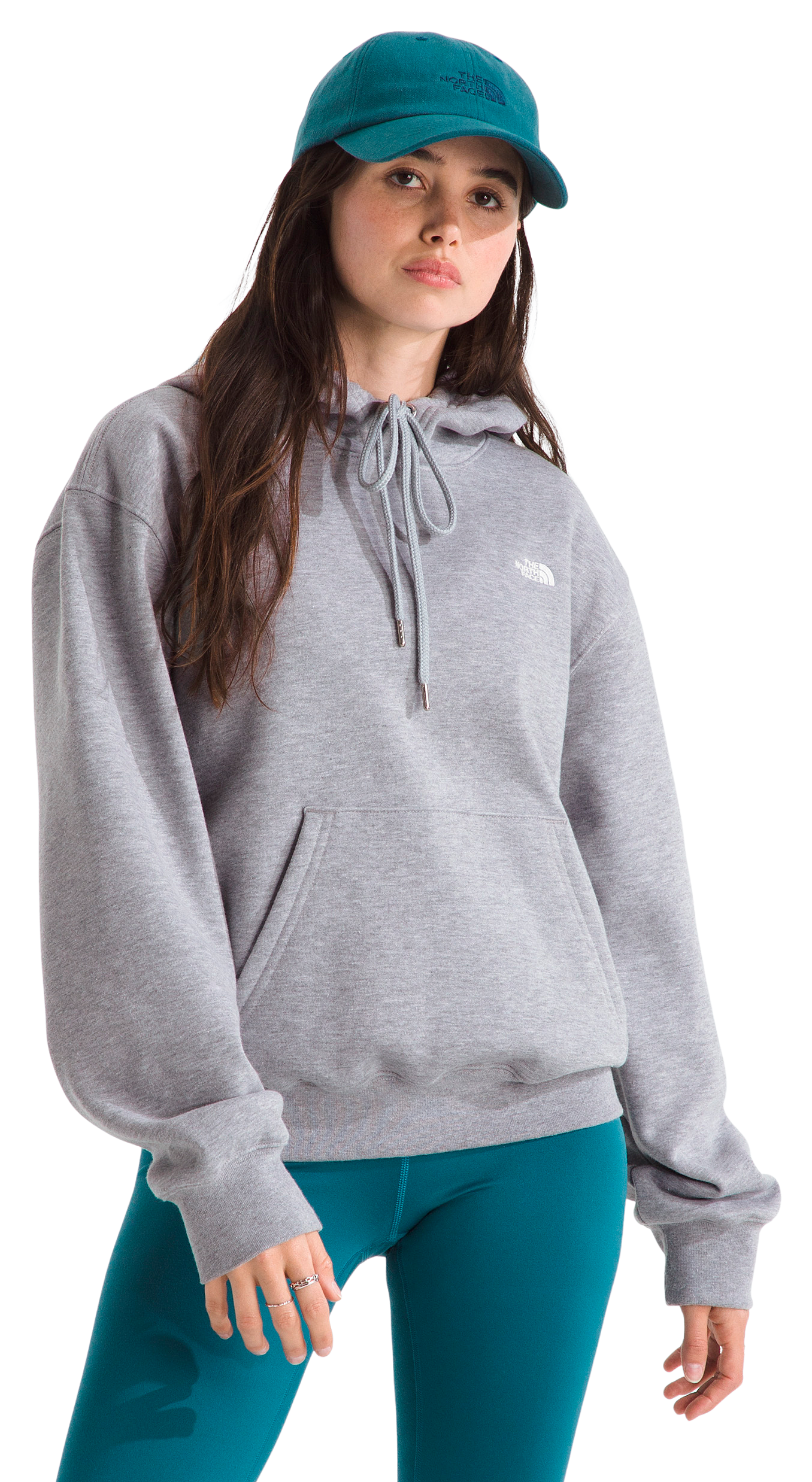 Image of The North Face Essential Simple Dome Relaxed Hoodie - TNF Pale Grey Heather