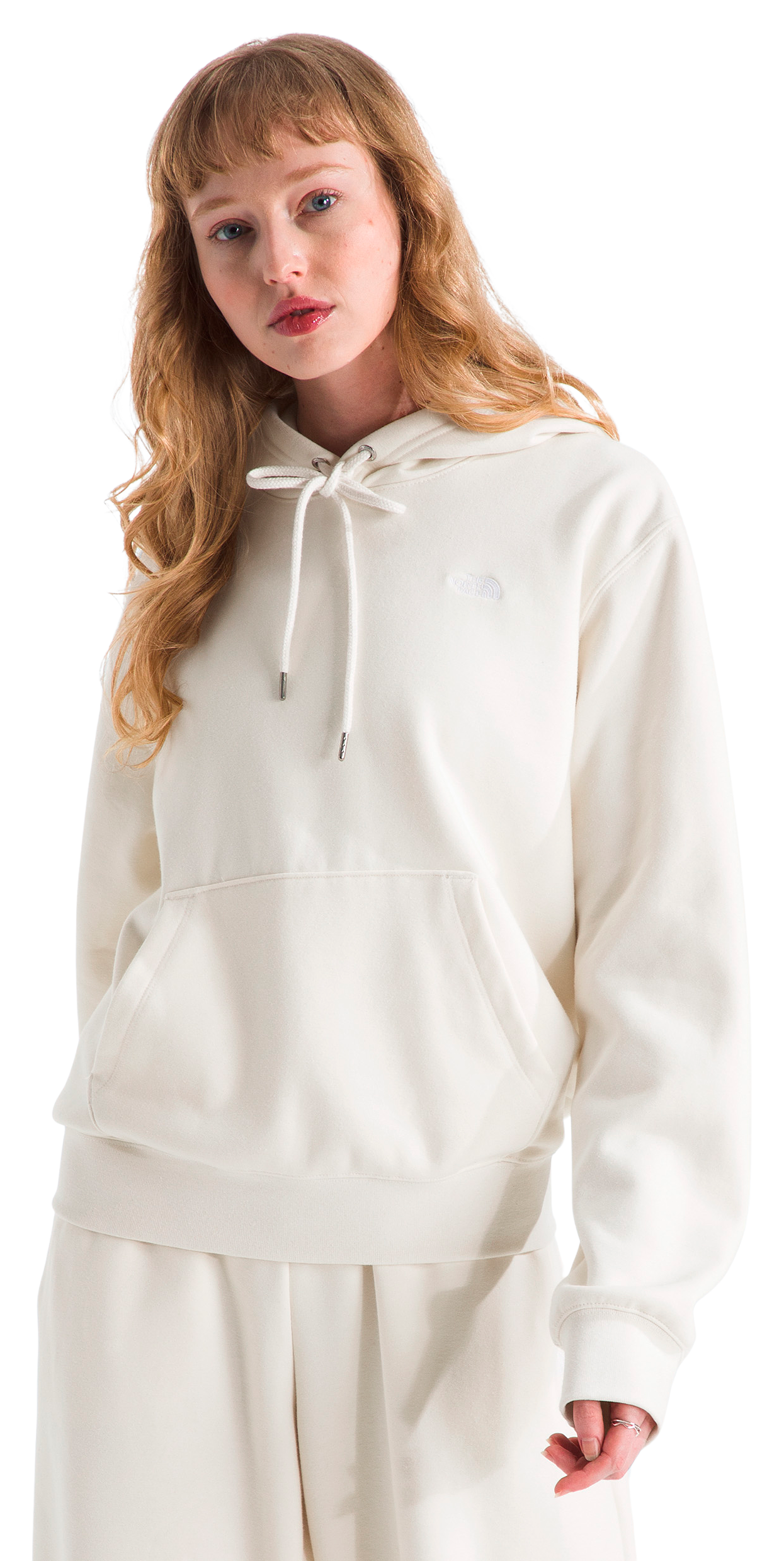 Image of The North Face Essential Simple Dome Relaxed Hoodie - White Dune