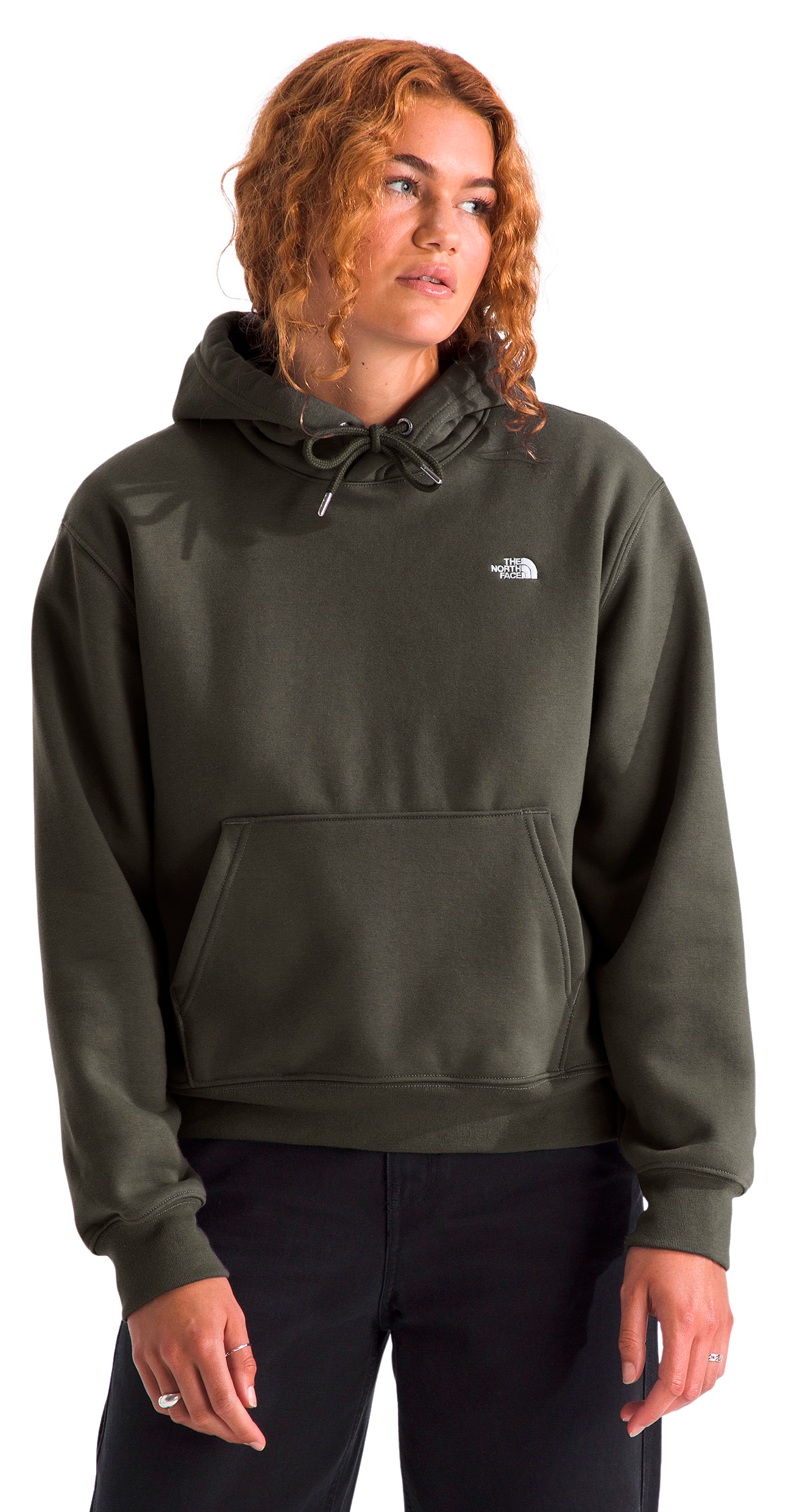 Image of The North Face Essential Simple Dome Relaxed Hoodie - New Taupe Green