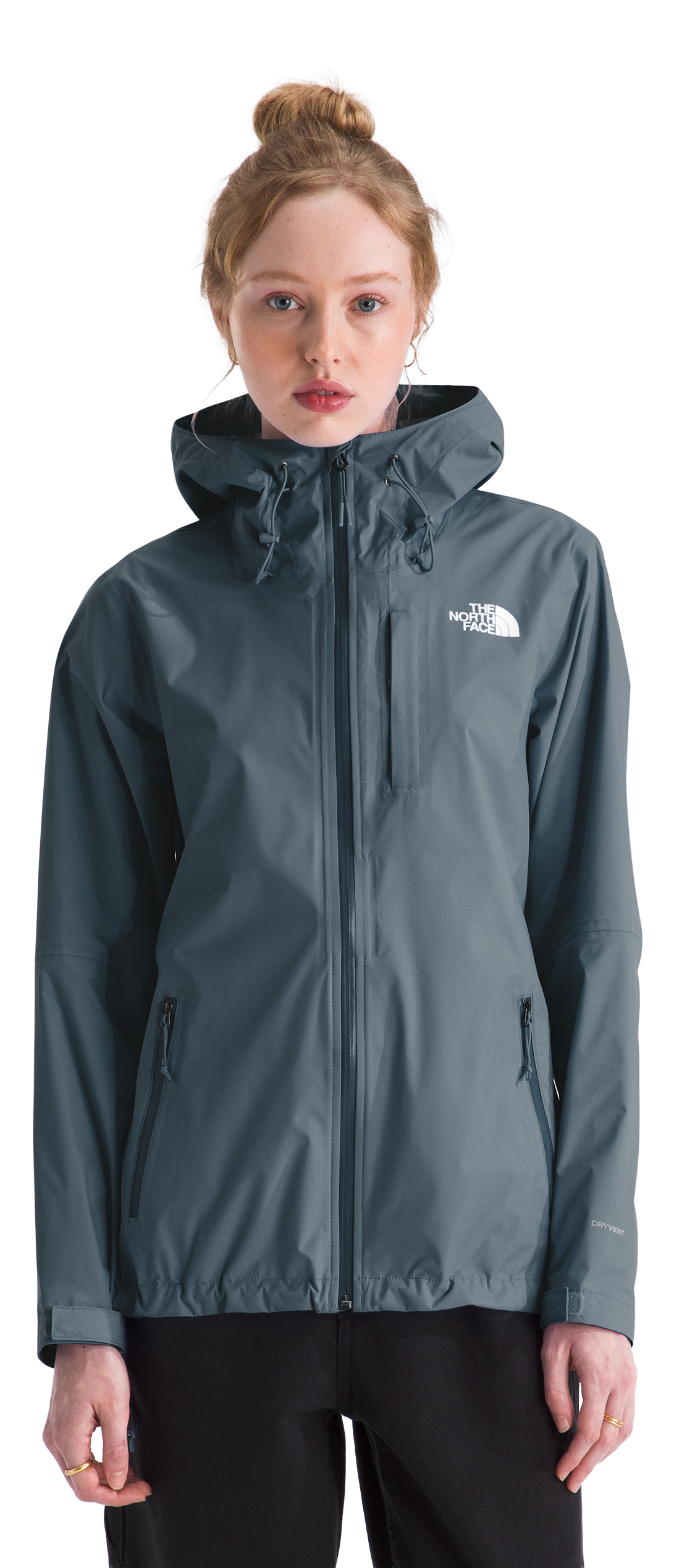 Image of The North Face Alta Vista Rain Jacket - Granite Grey