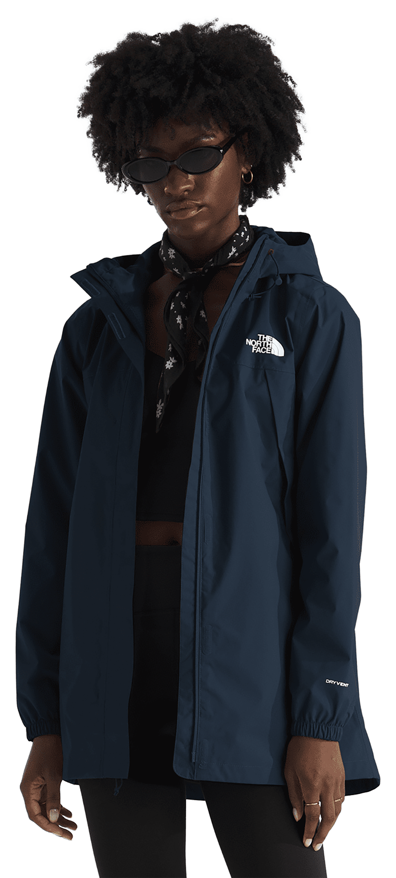 Image of The North Face Antora Rain Parka - Summit Navy