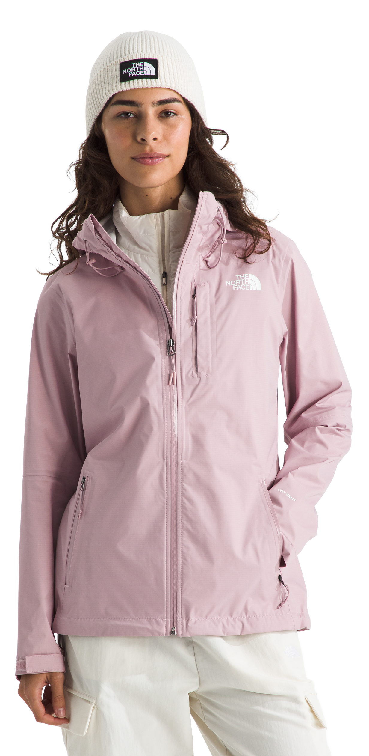 Image of The North Face Alta Vista Rain Jacket - Metal Pink