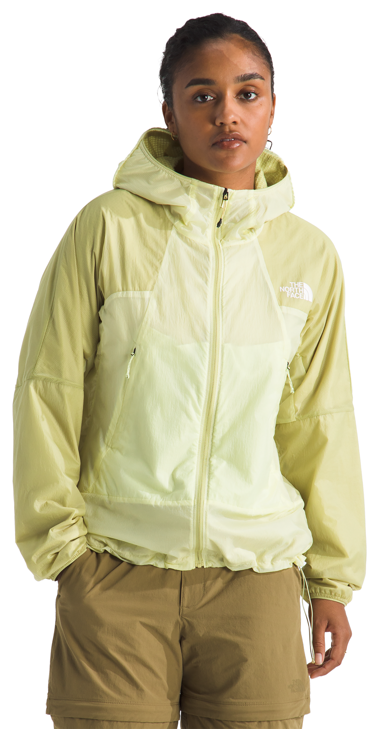 Image of The North Face Ridgelite FUTUREFLEECE Wind Jacket - Lemon Mist/Pear