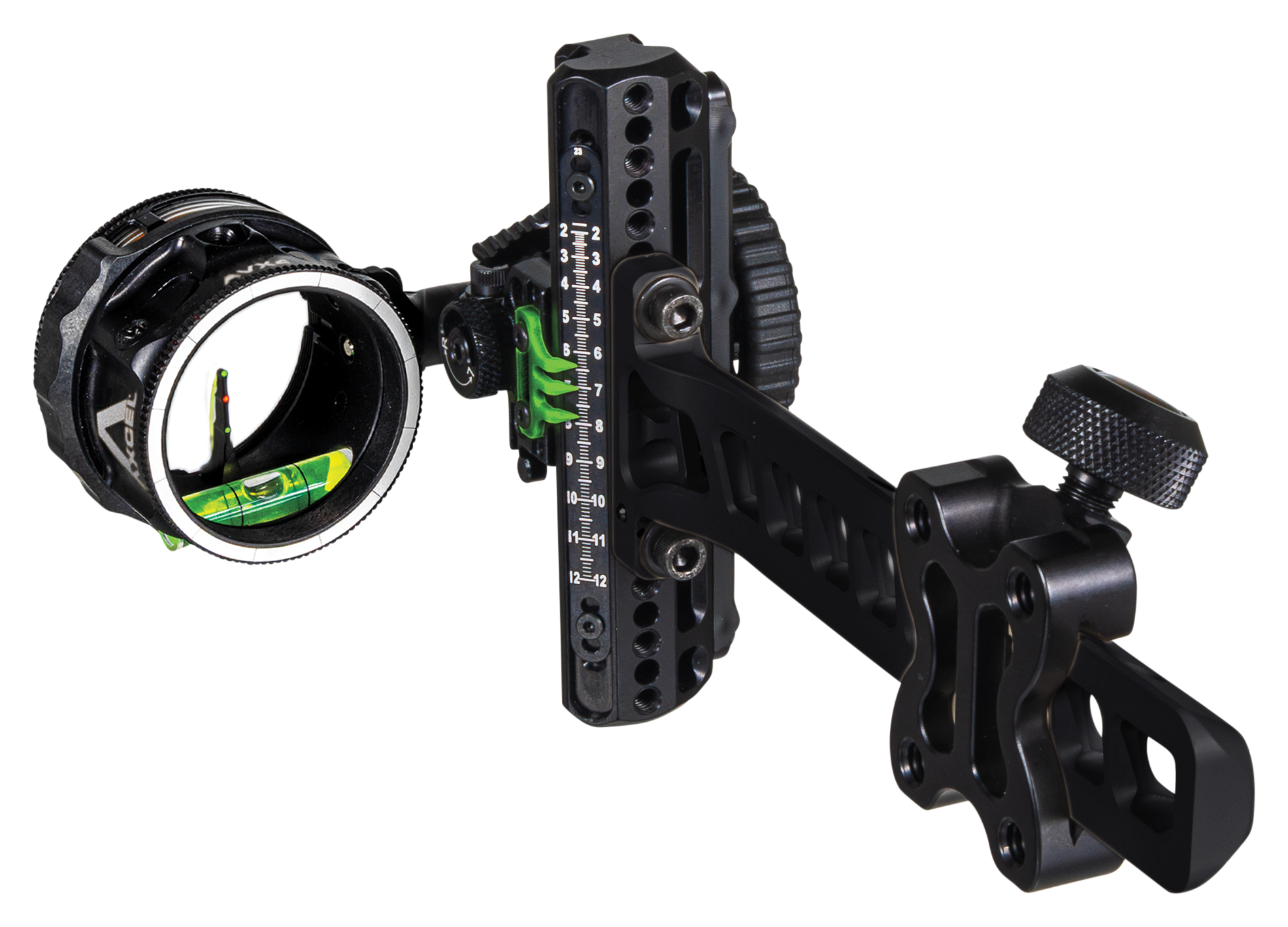 AXCEL Driver 3-Pin Slider Bow Sight with Dovetail Mount and AVX Triple Threat Pin - Axcel Bow Sights