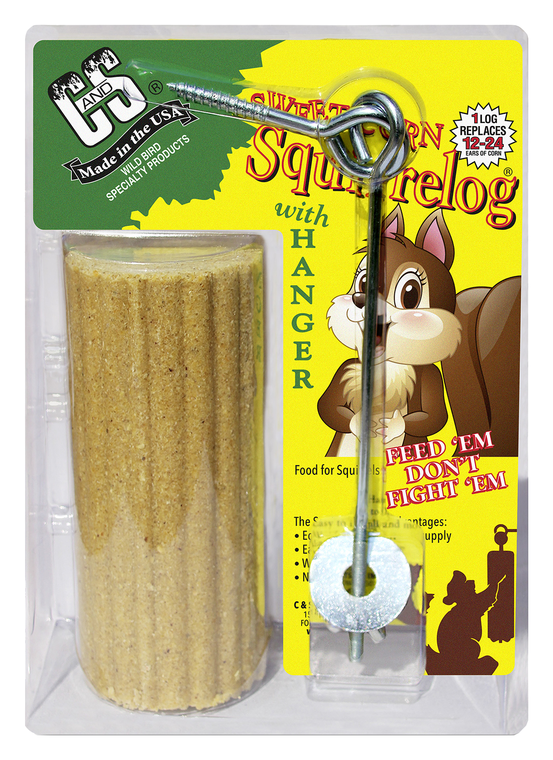 C&S C&S Squirrel Log Sweetcorn with Hanger - $6.99 at Bass Pro Shops