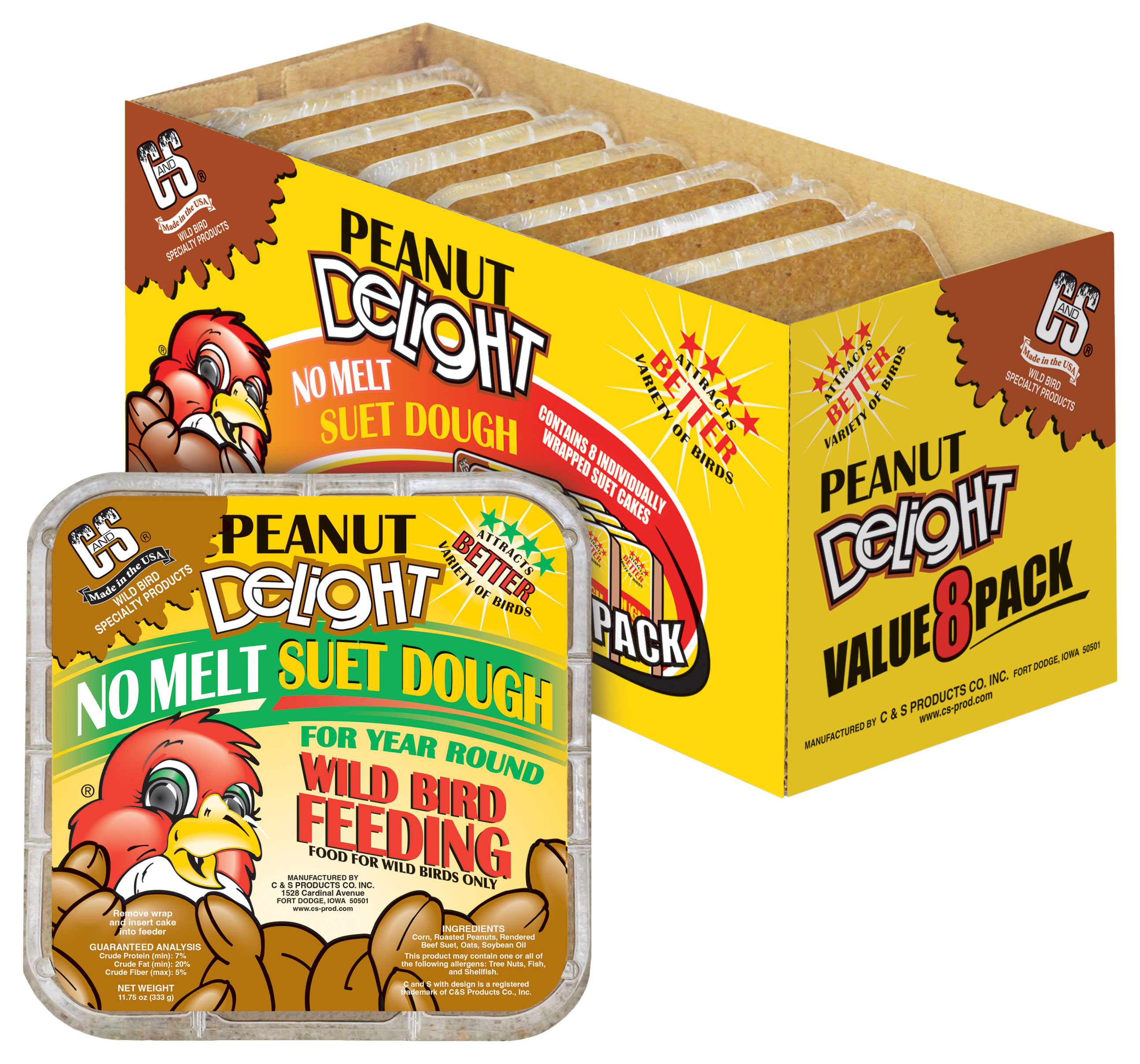 C&S C&S Peanut Delight Suet Dough Value Pack - $11.99 at Bass Pro Shops