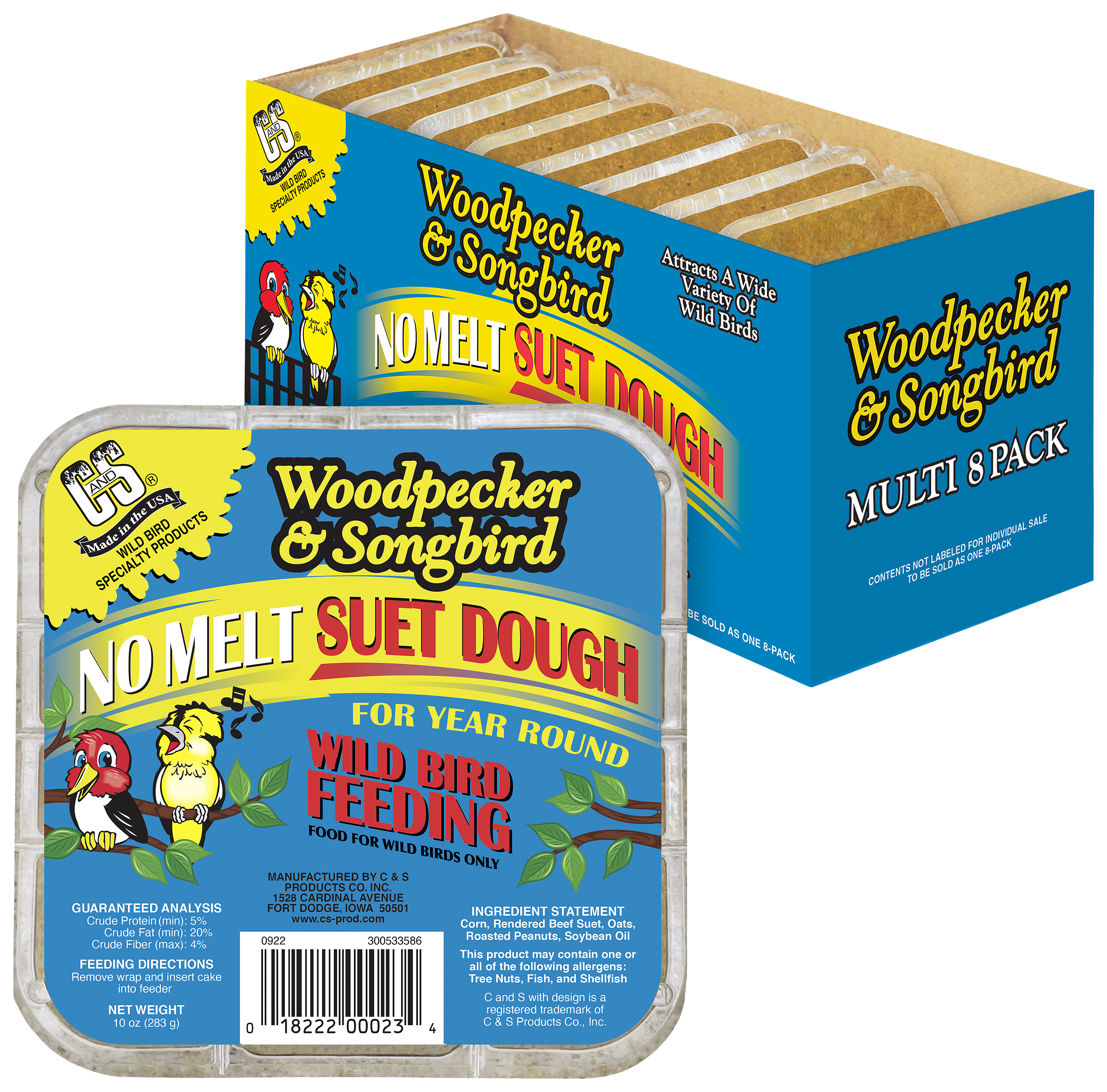 C&S C&S Woodpecker & Songbird Suet Dough Value Pack - $11.99 at Bass Pro Shops