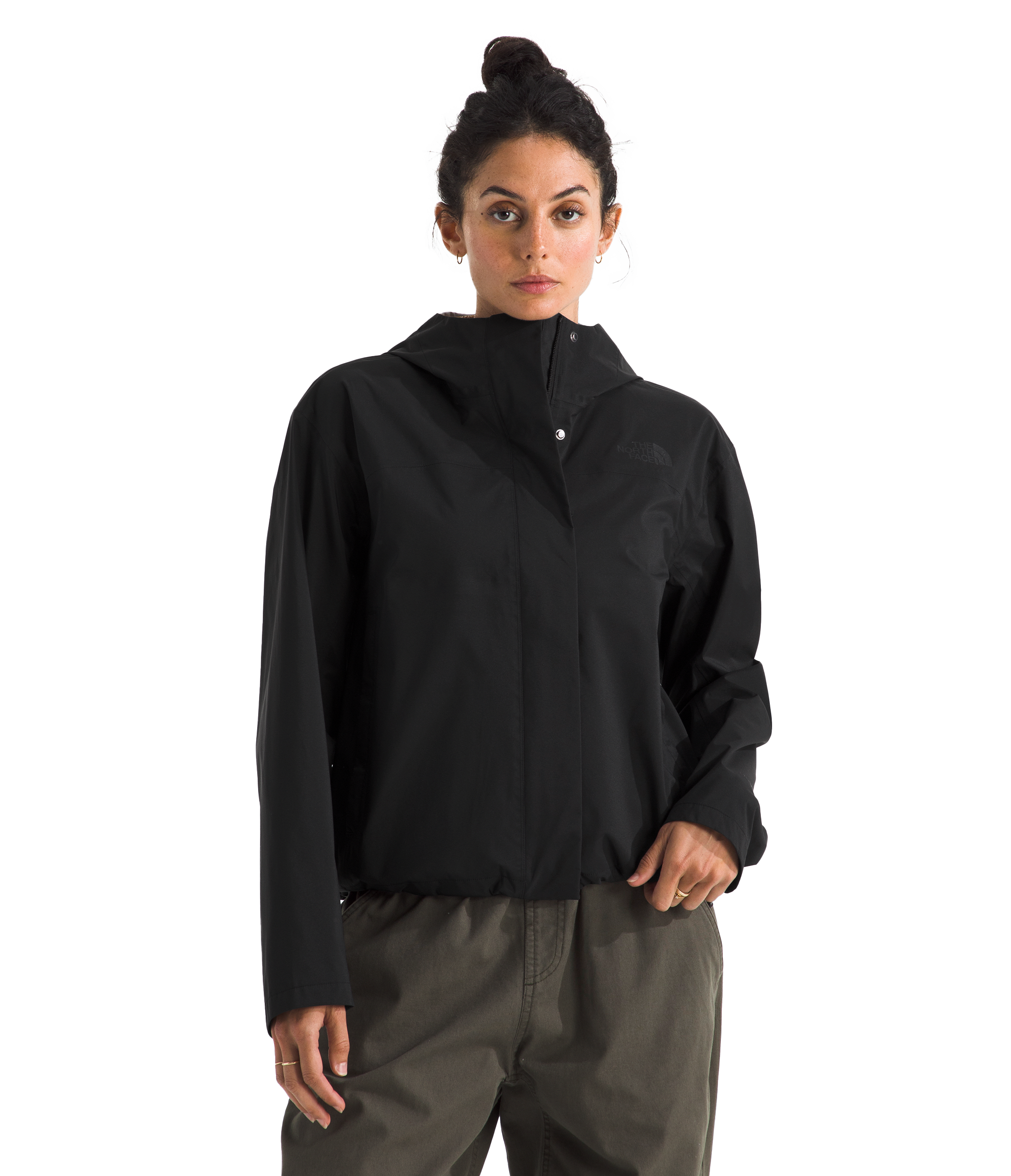 Image of The North Face Voyage Rain 3L Hooded Jacket - TNF Black