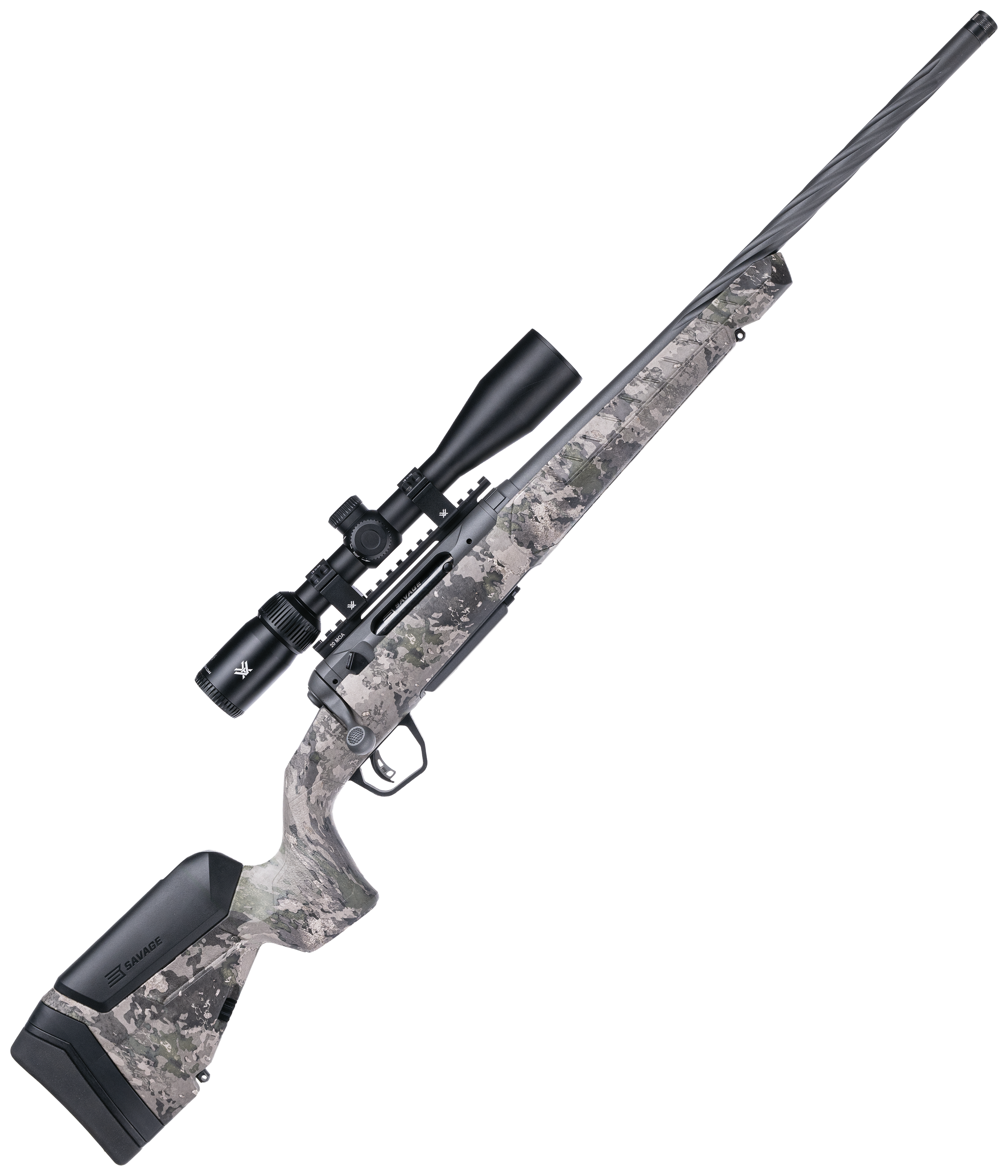 Image of "Savage Arms 110 Trophy VSX XP Bolt-Action Rifle with Vortex Crossfire HD 4-12x44 Scope - .300 Win - 22"" - Left Hand"