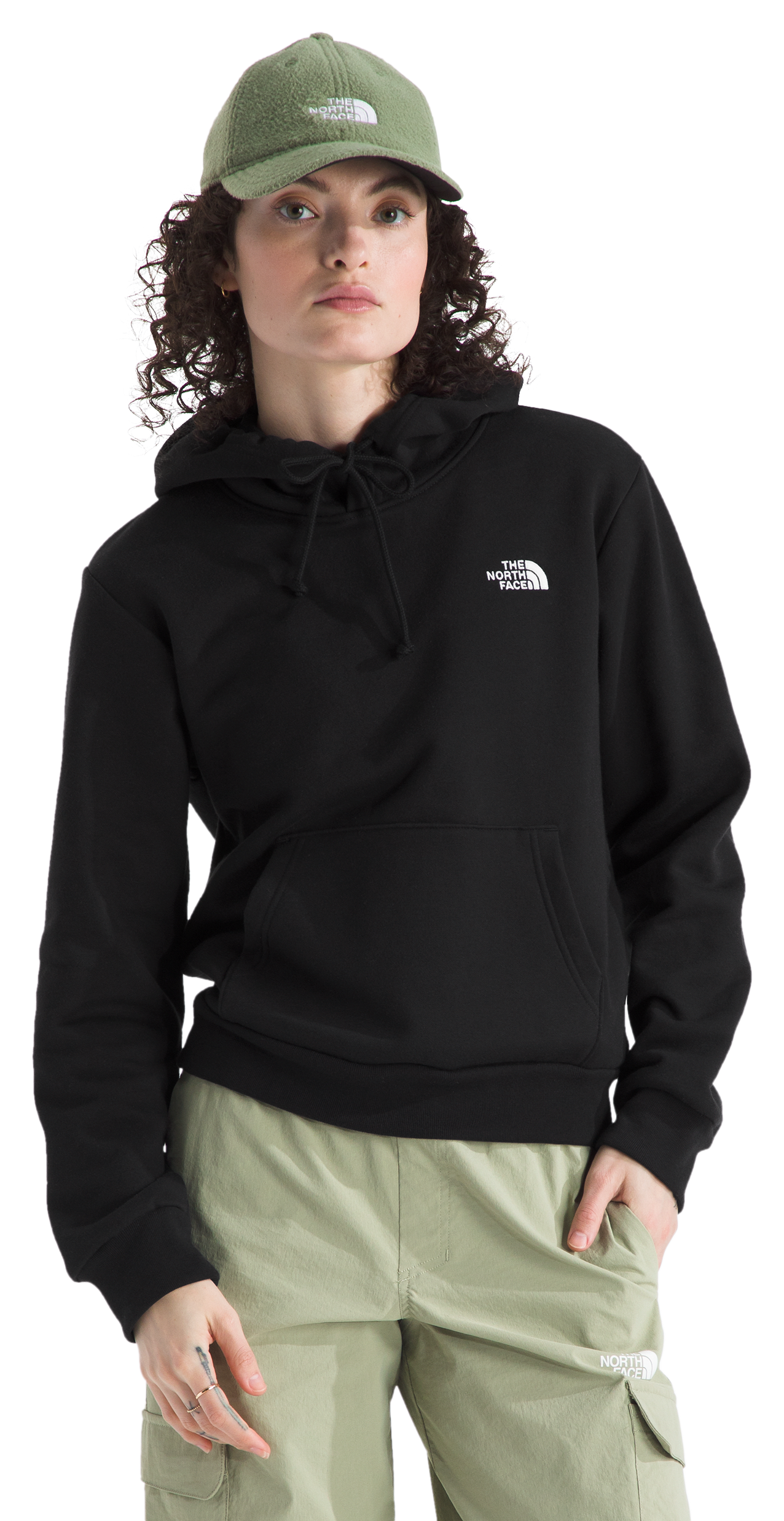 Image of The North Face Evolution Simple Dome Embroidered Hoodie - TNF Black