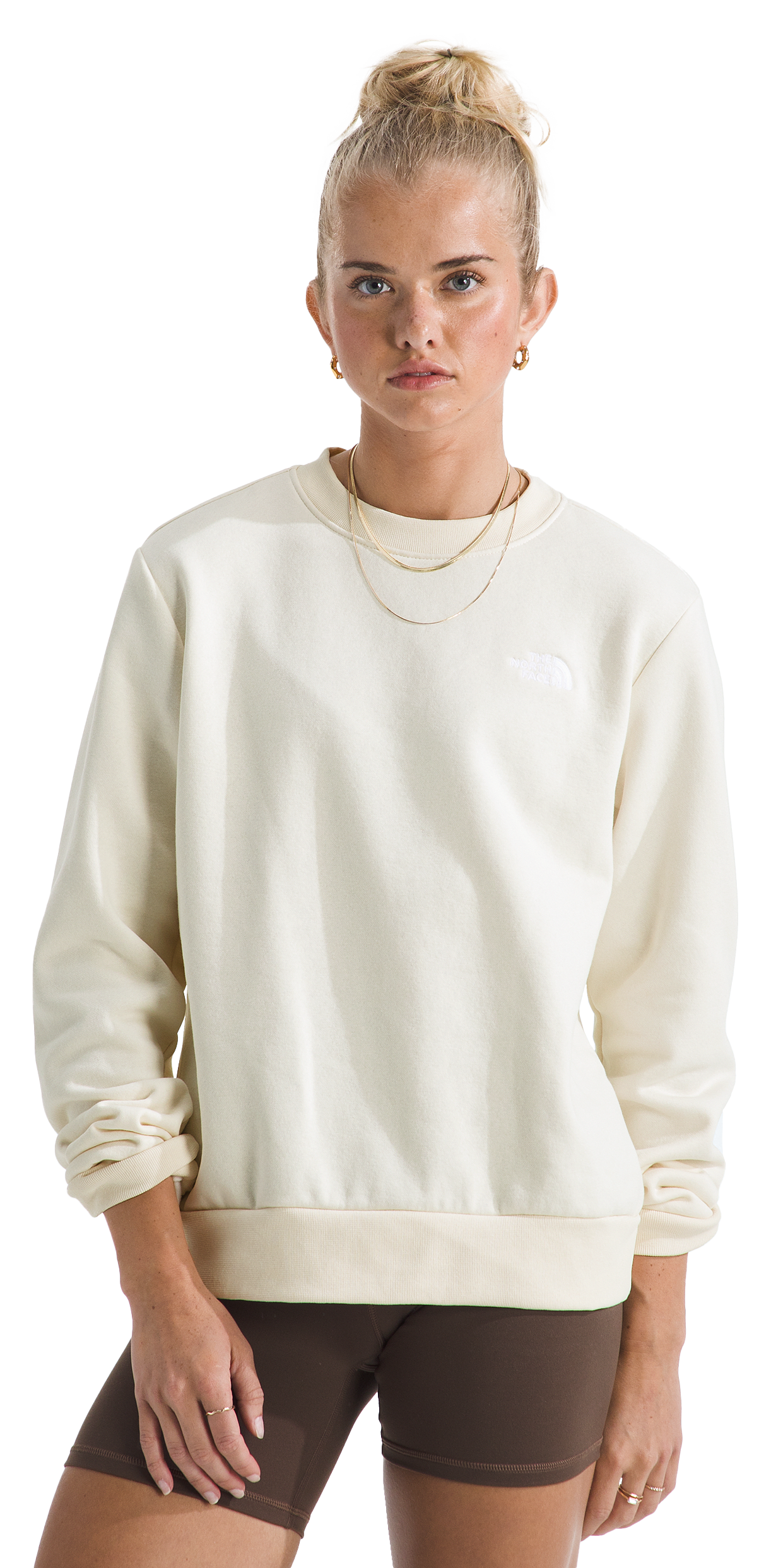 Image of The North Face Evolution Simple Dome Regular Sweatshirt - White Dune