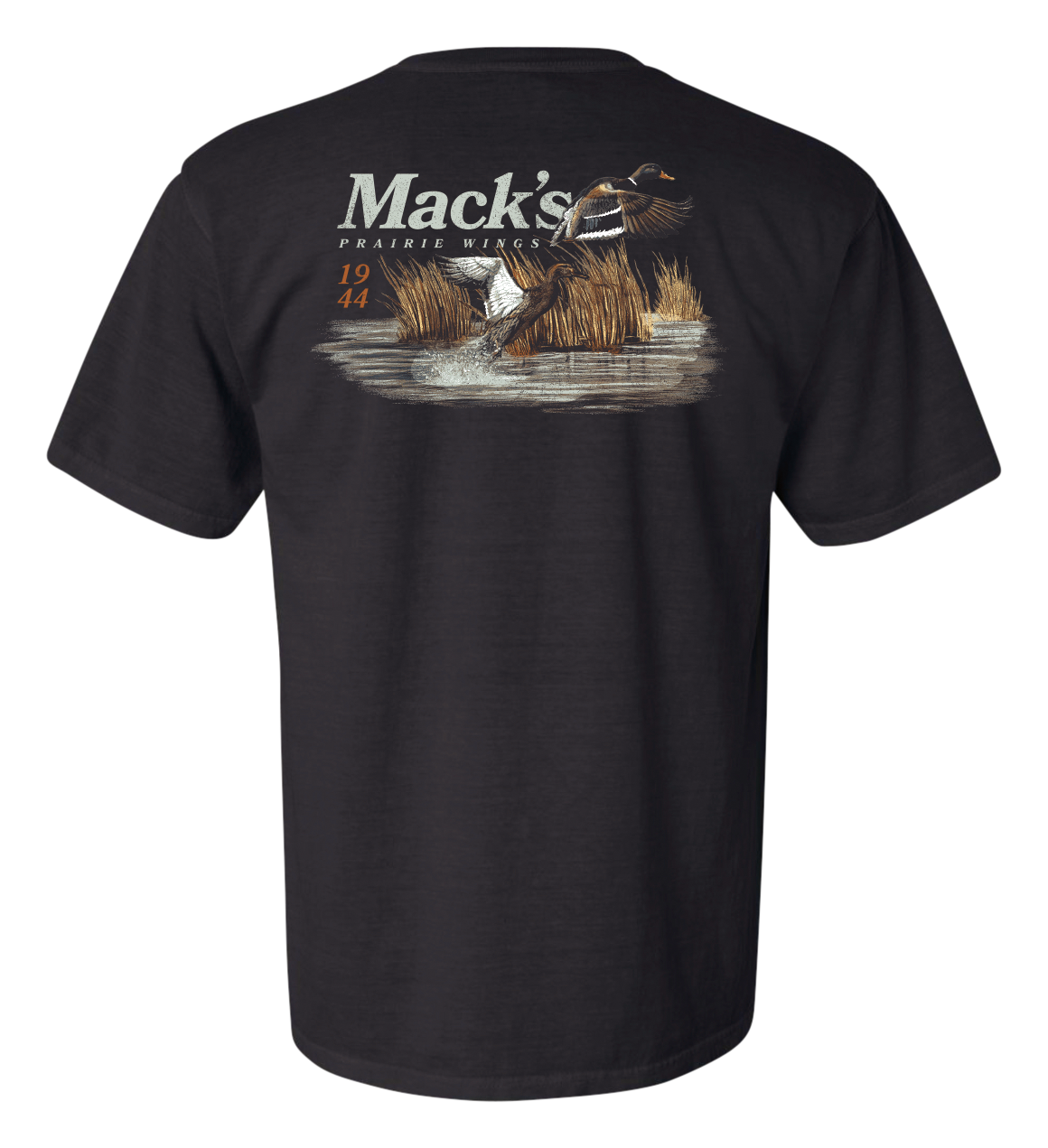 Image of Mack's Prairie Wings Duck Painting Short-Sleeve T-Shirt