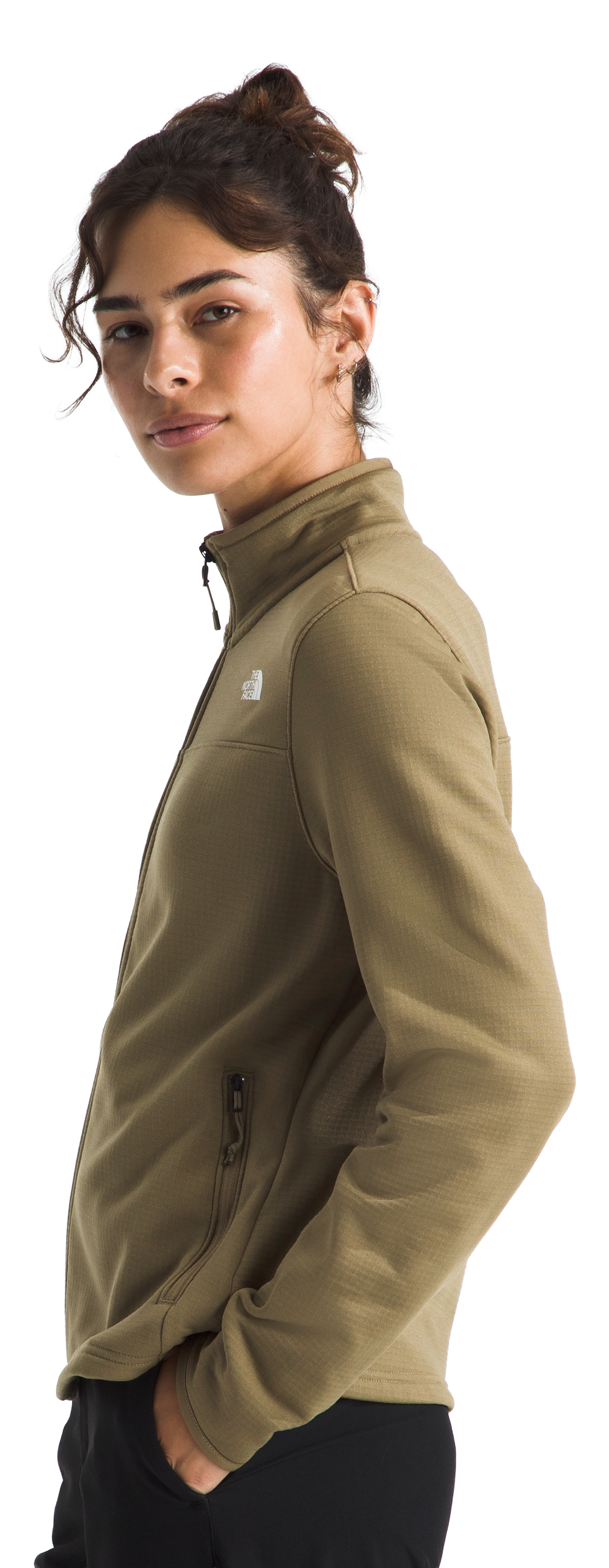 Image of The North Face Cedar Trail Grid Fleece Jacket - Cedar