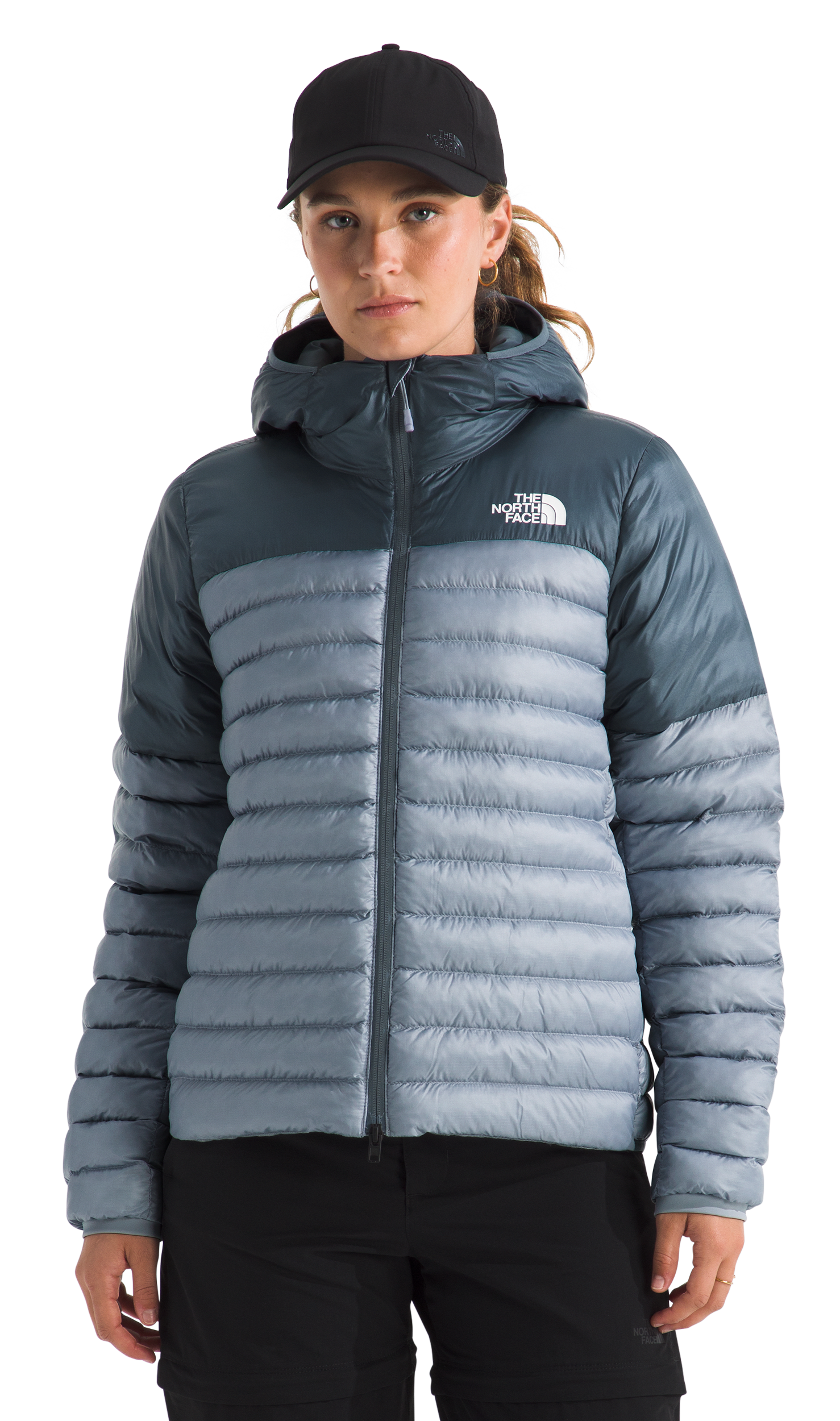 Image of The North Face Terra Peak Hoodie - Frost Grey/Granite Grey