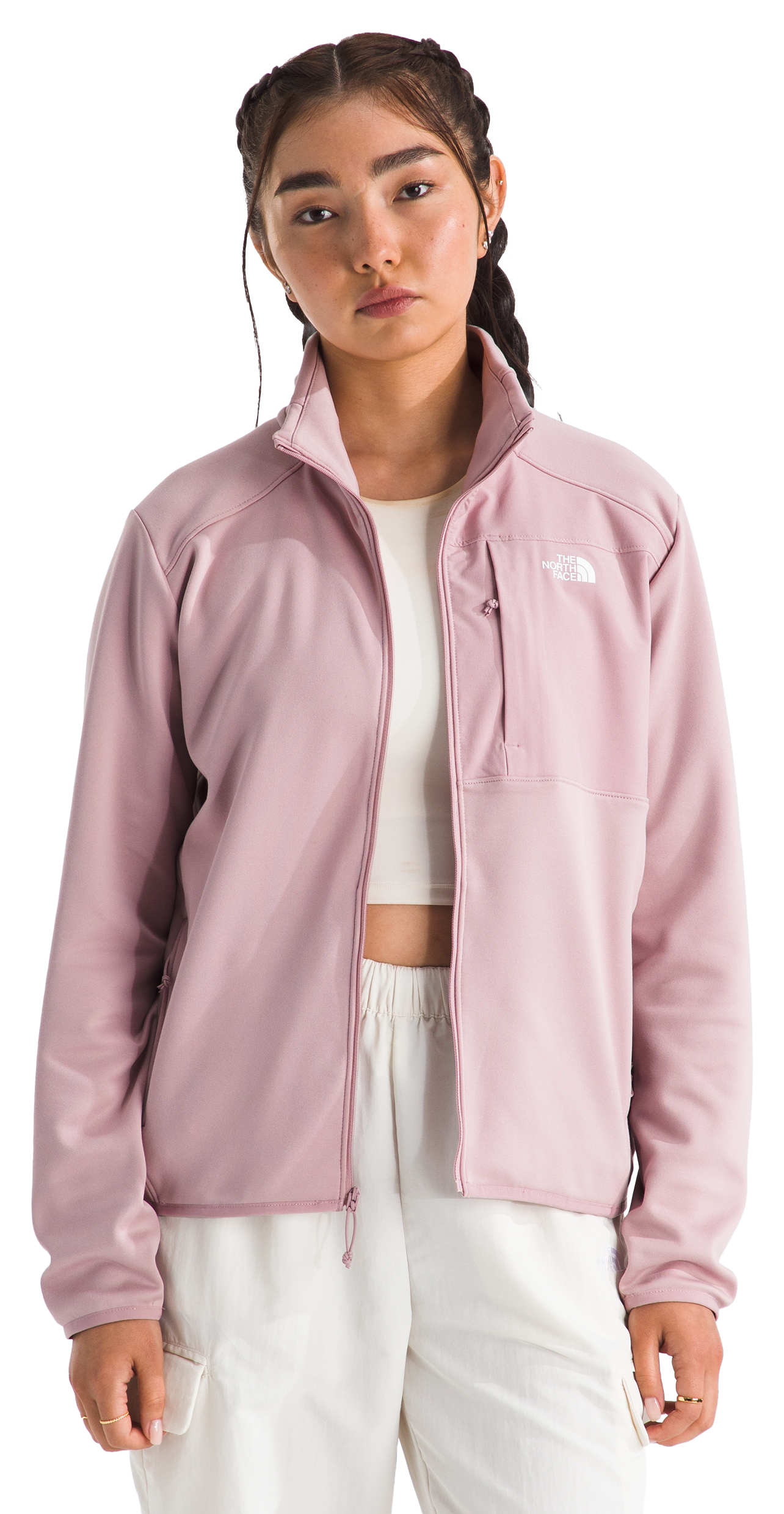Image of The North Face TNF Performance Fleece Full-Zip Jacket - Metal Pink