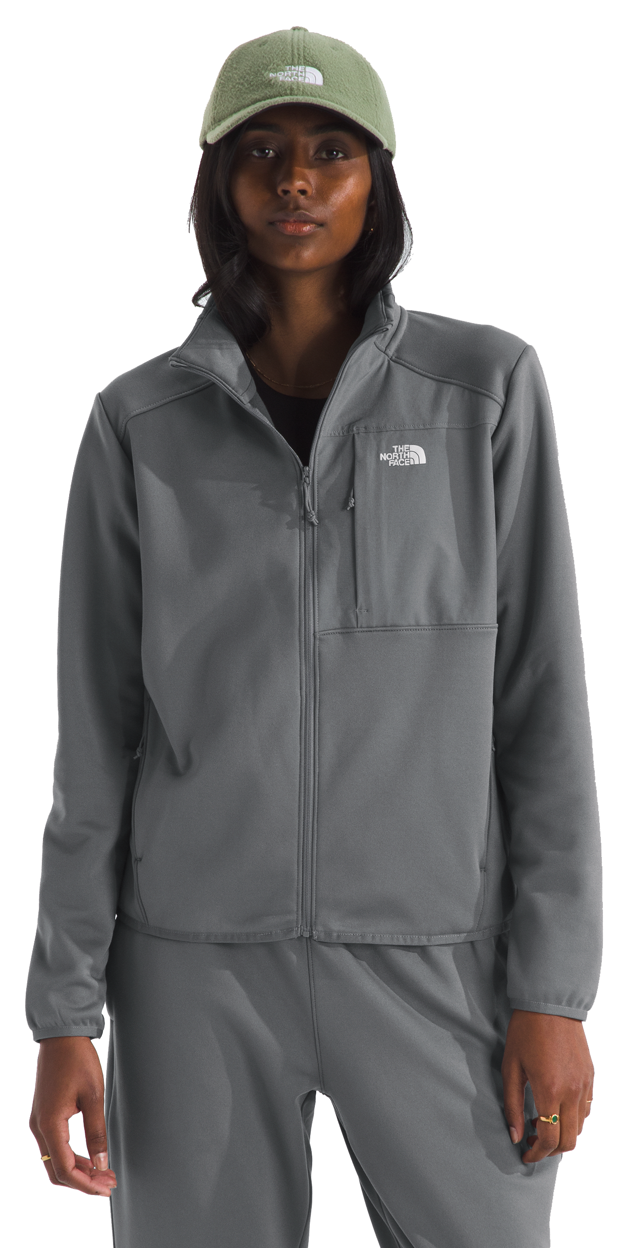 Image of The North Face TNF Performance Fleece Full-Zip Jacket - Smoked Pearl