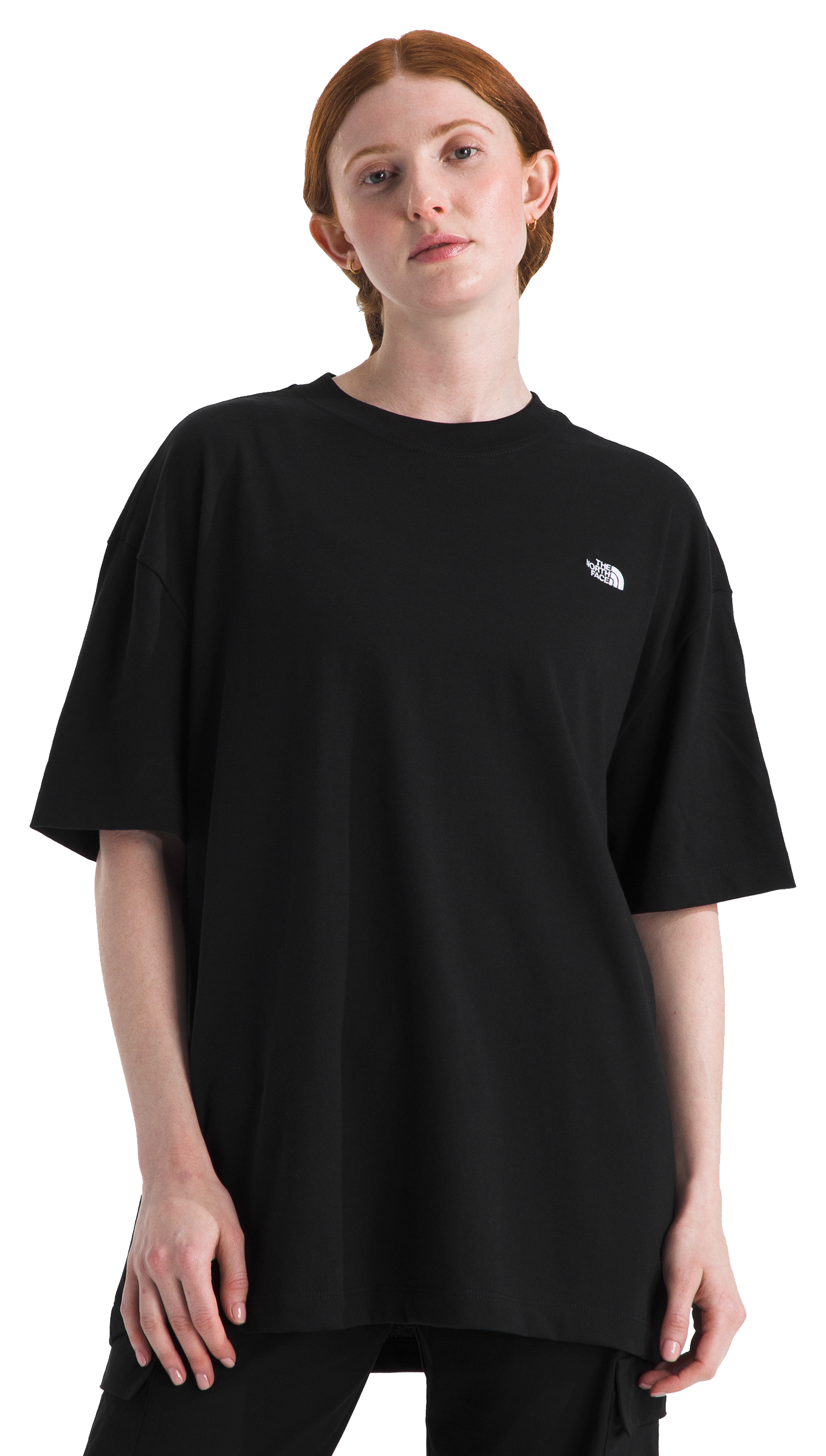 Image of The North Face Essential Simple Dome Oversized Short-Sleeve Tee - TNF Black