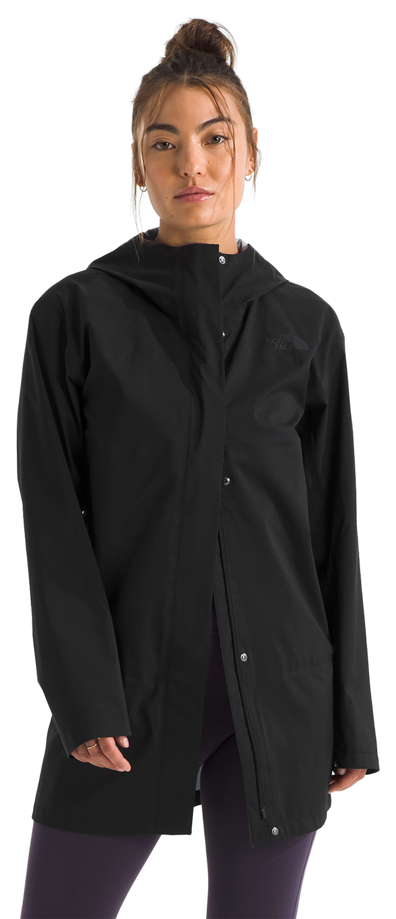 Image of The North Face Voyage Rain 3L Hooded Parka - TNF Black