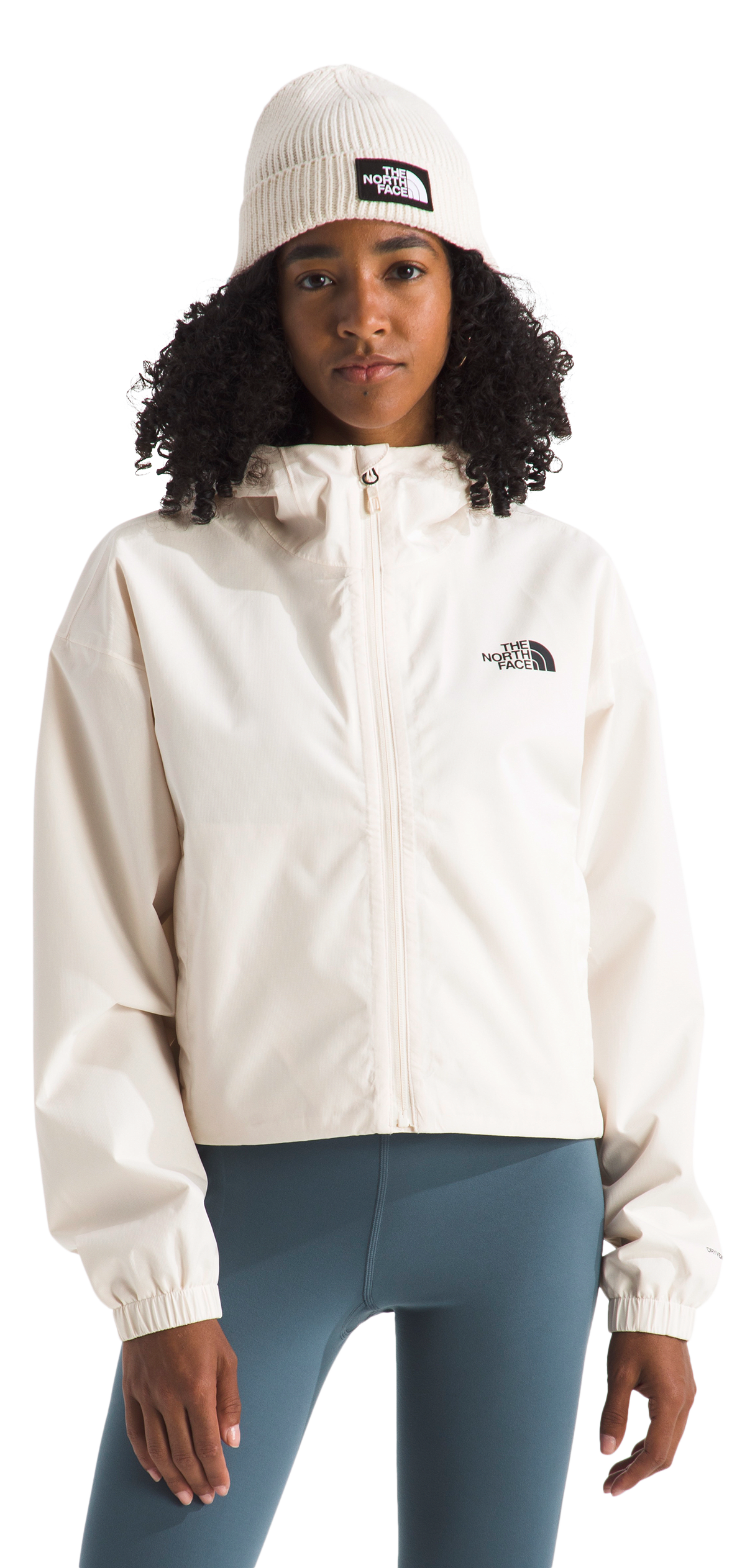 Image of The North Face Quest Cropped Jacket - White Dune