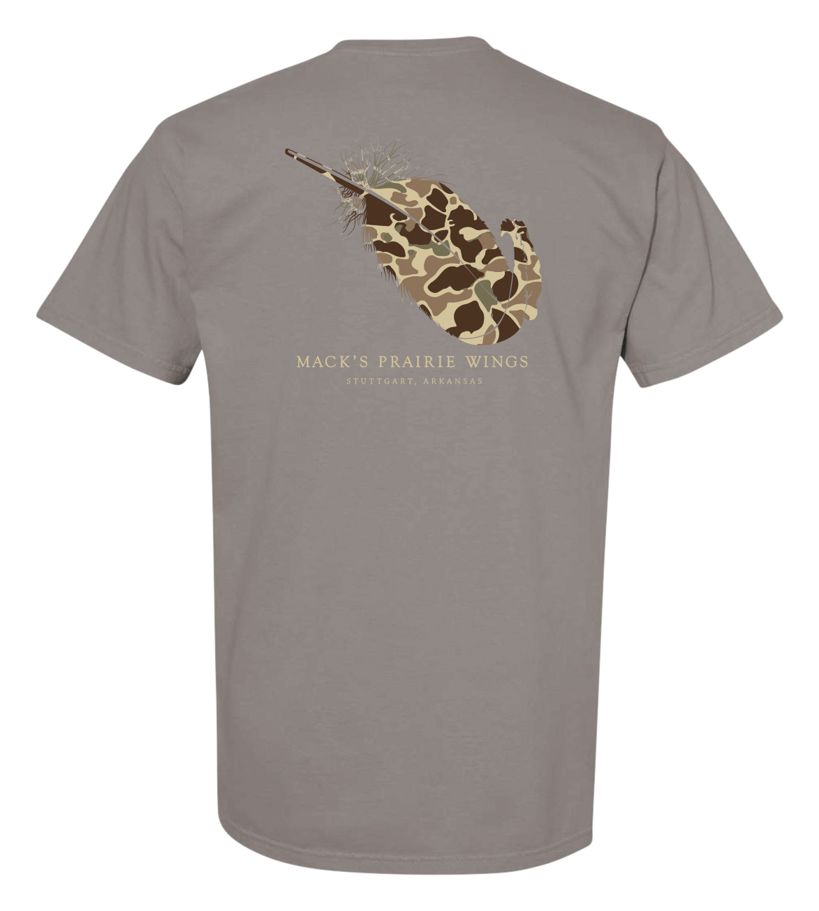 Image of Mack's Prairie Wings Old School Feather Short-Sleeve T-Shirt