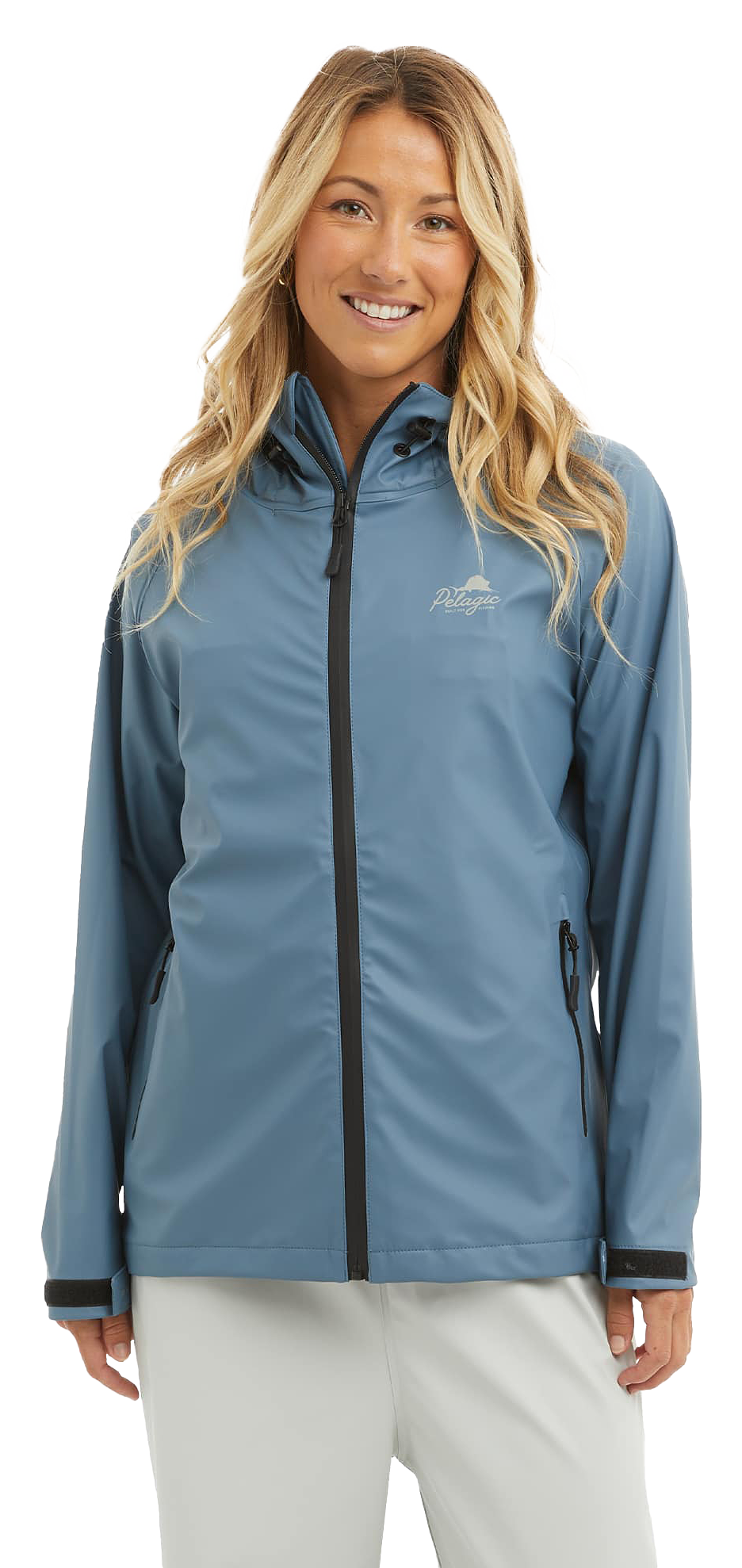 Image of Pelagic Chubasco Rain Jacket - Petrol