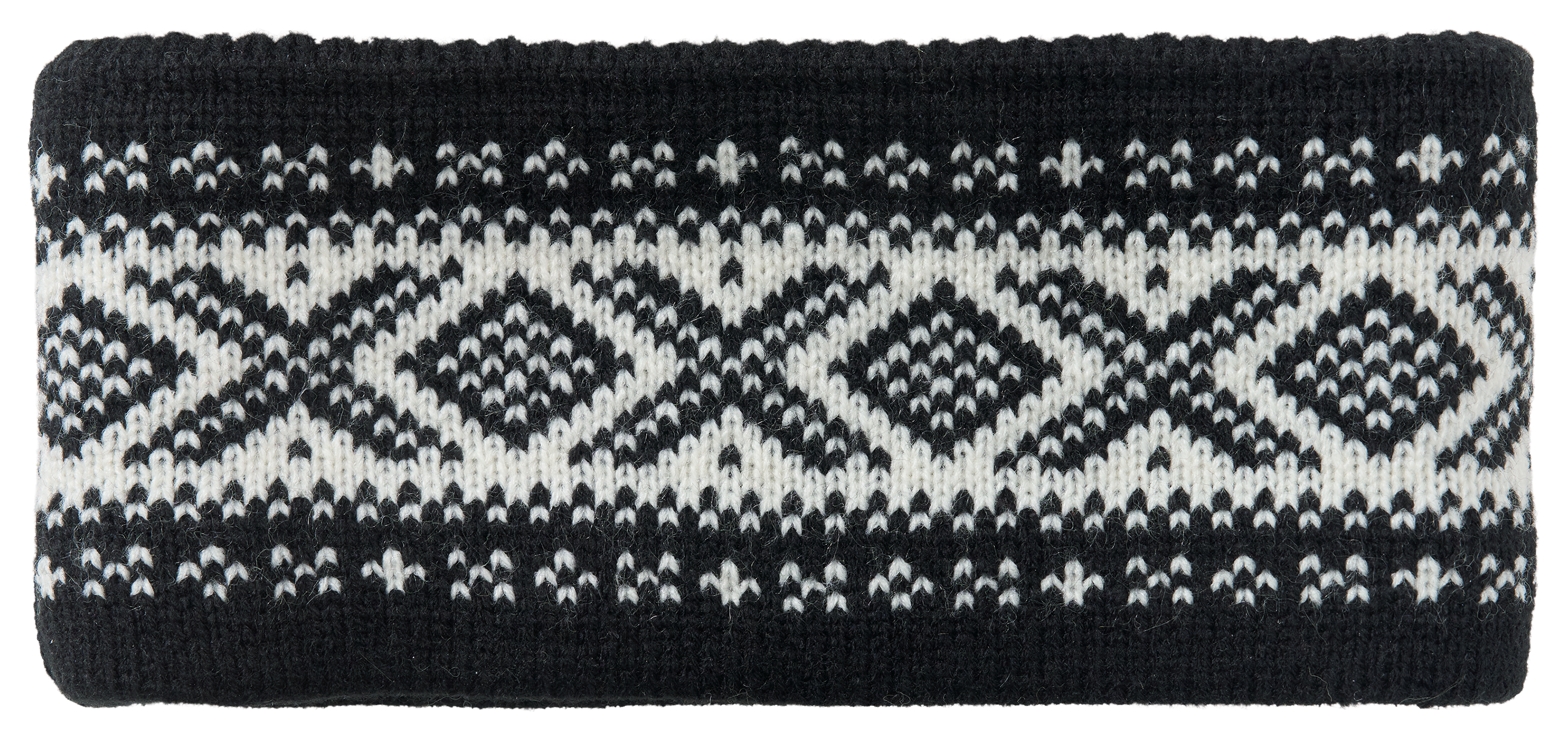 Image of Natural Reflections Fair-Isle Ski Headband - Black