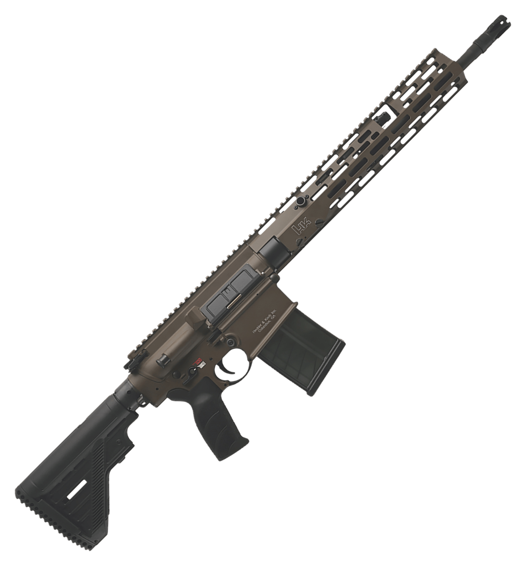 Image of HK MR762 A4 Semi-Auto Rifle in Patriot Brown