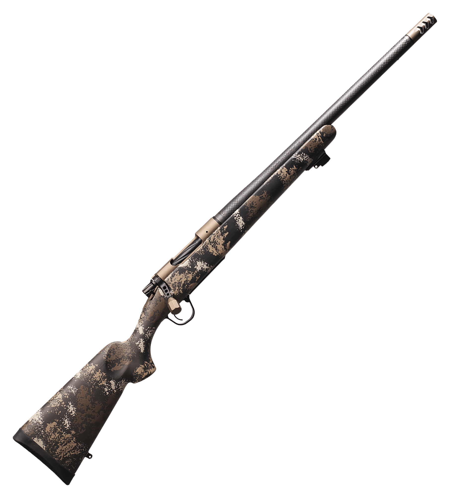 Christensen Arms Ridgeline FFT BoltAction Rifle  22 Creedmoor  Burnt Bronze Cerakote  Carbon wGreen and Tan Accents  41