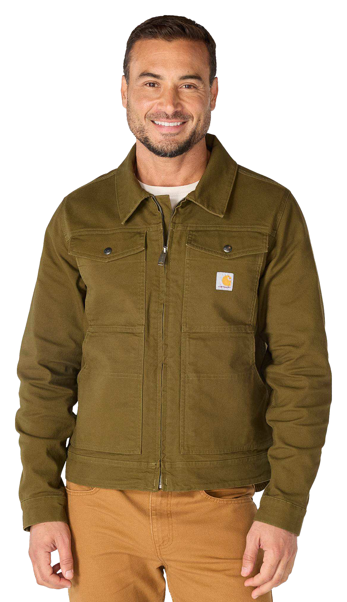 Image of Carhartt Rugged Flex Duck Berwick Jacket - Burnished Logs
