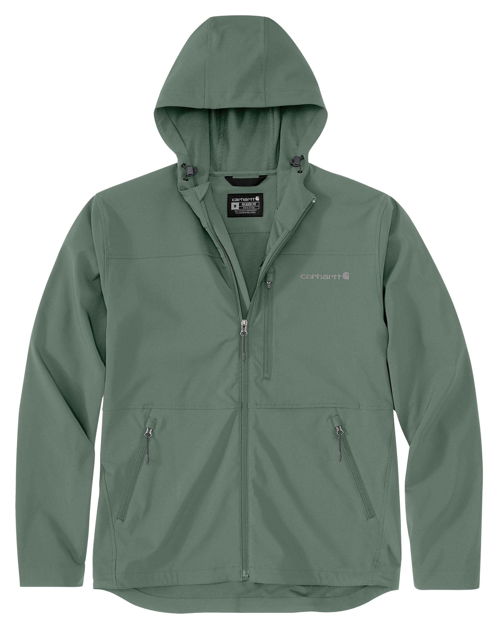 Image of Carhartt Rain Defender Relaxed-Fit Jacket - Green Slate