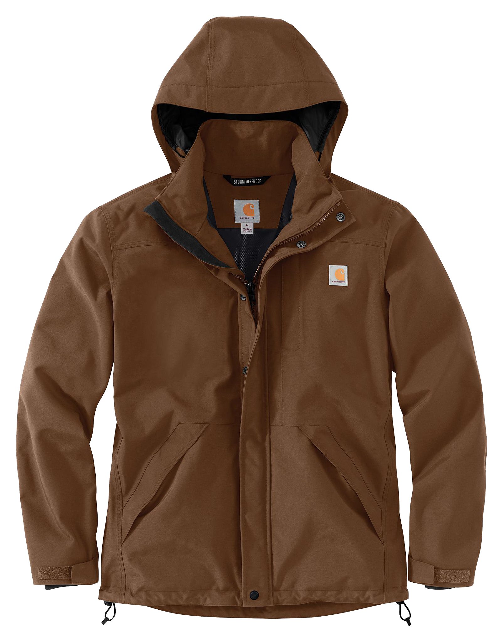 Image of Carhartt Storm Defender Loose-Fit Heavyweight Jacket - Red Duck