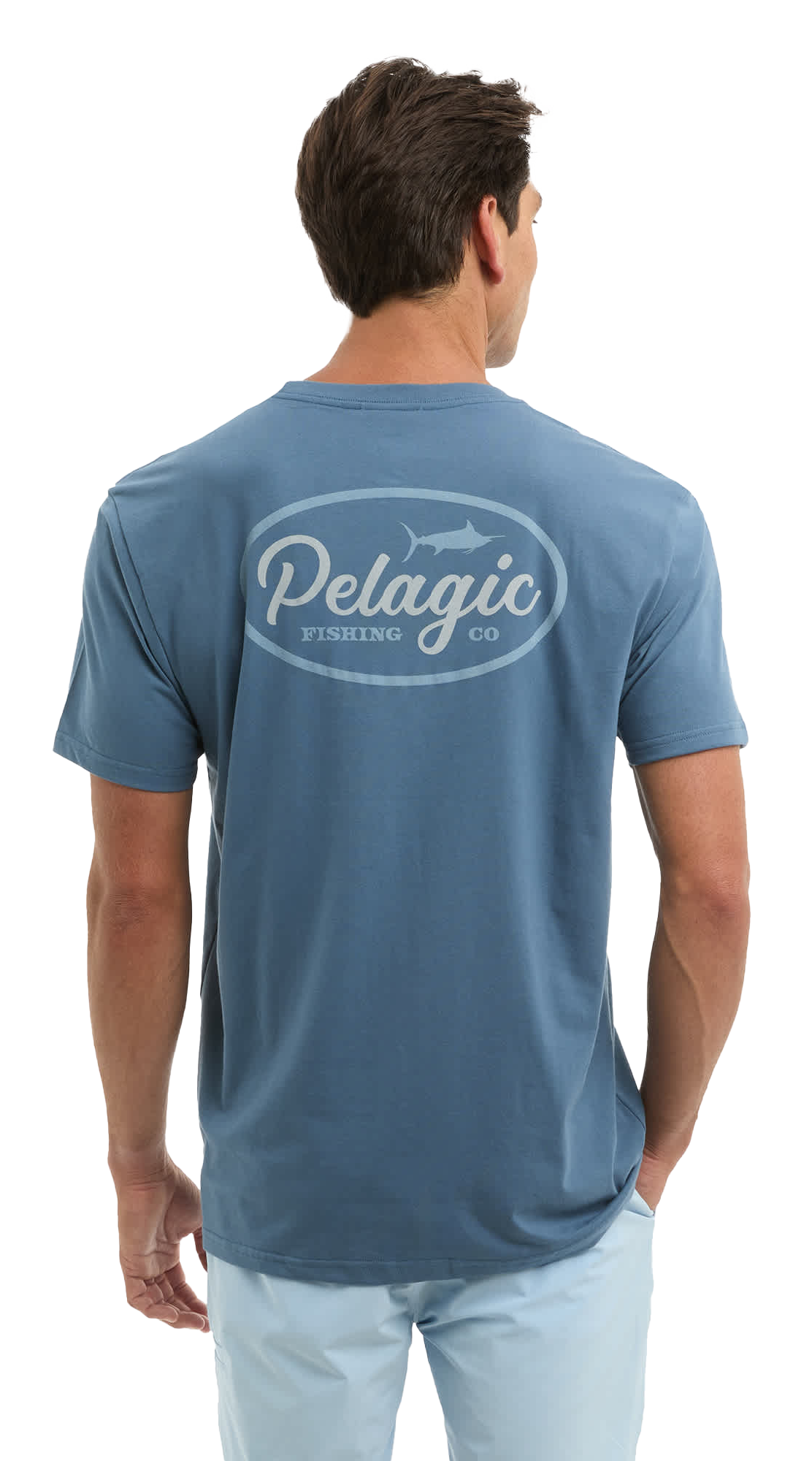 Image of Pelagic Premium Circled Short-Sleeve T-Shirt - Petrol