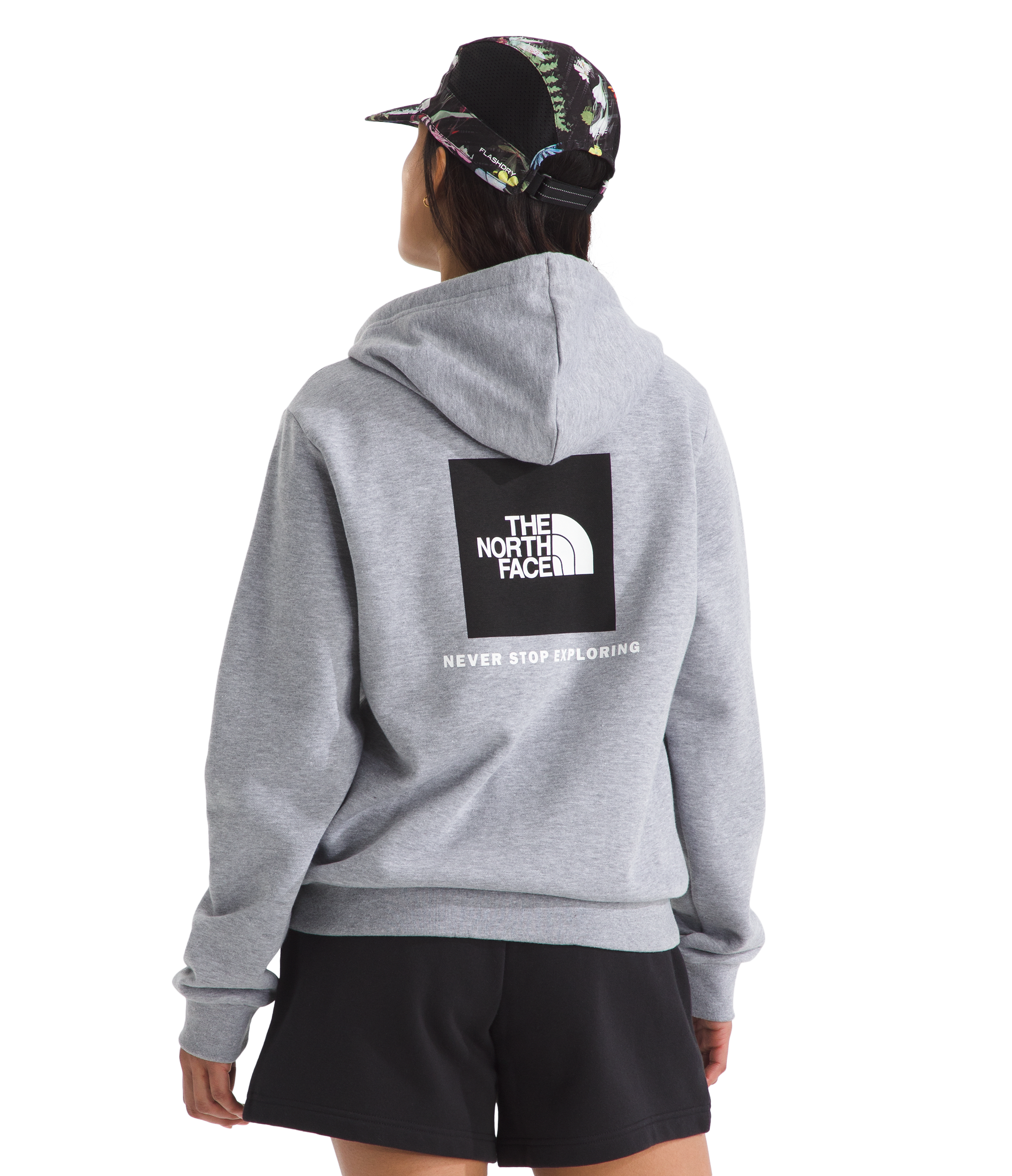 Image of The North Face Evolution Box NSE Hoodie - TNF Pale Grey Heather