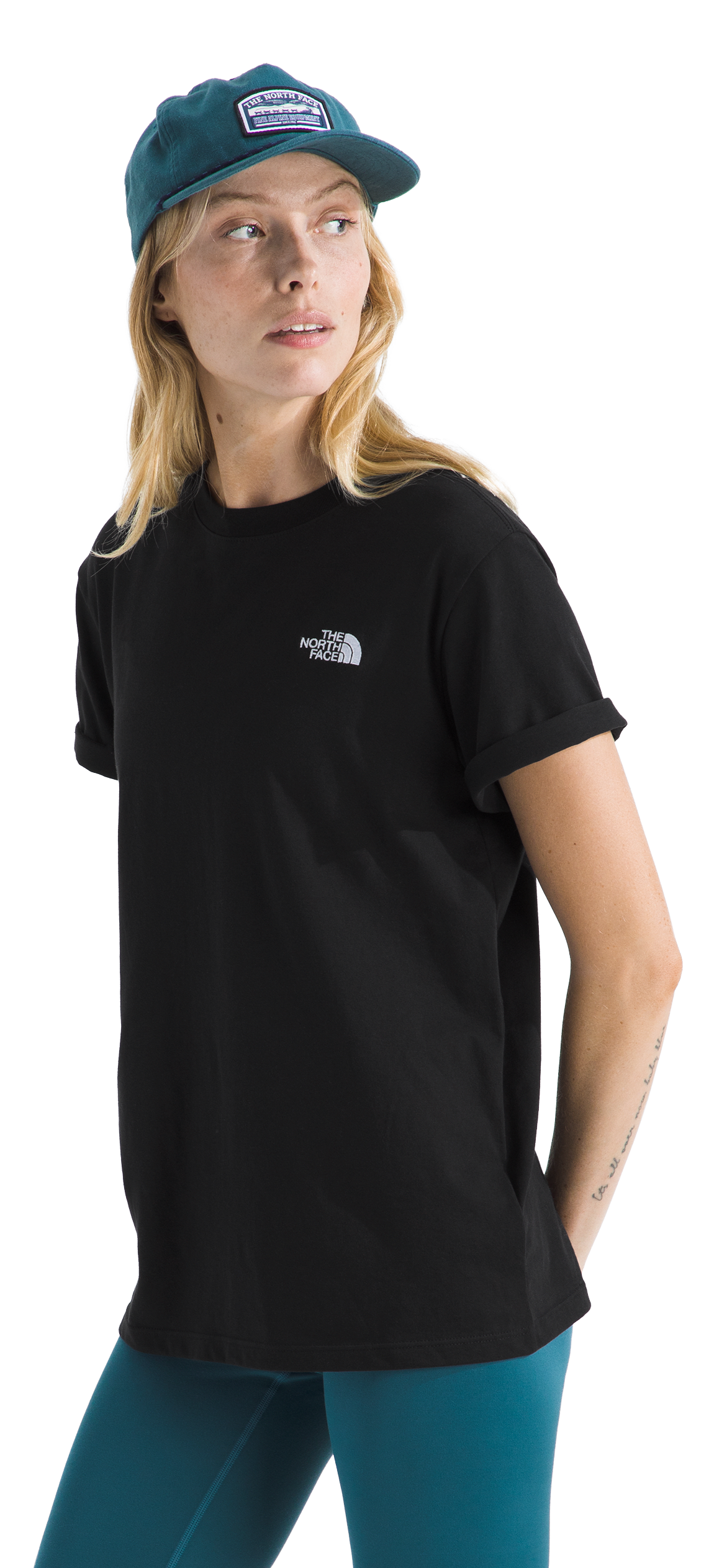 Image of The North Face Evolution Simple Dome Relaxed Short-Sleeve T-Shirt - TNF Black
