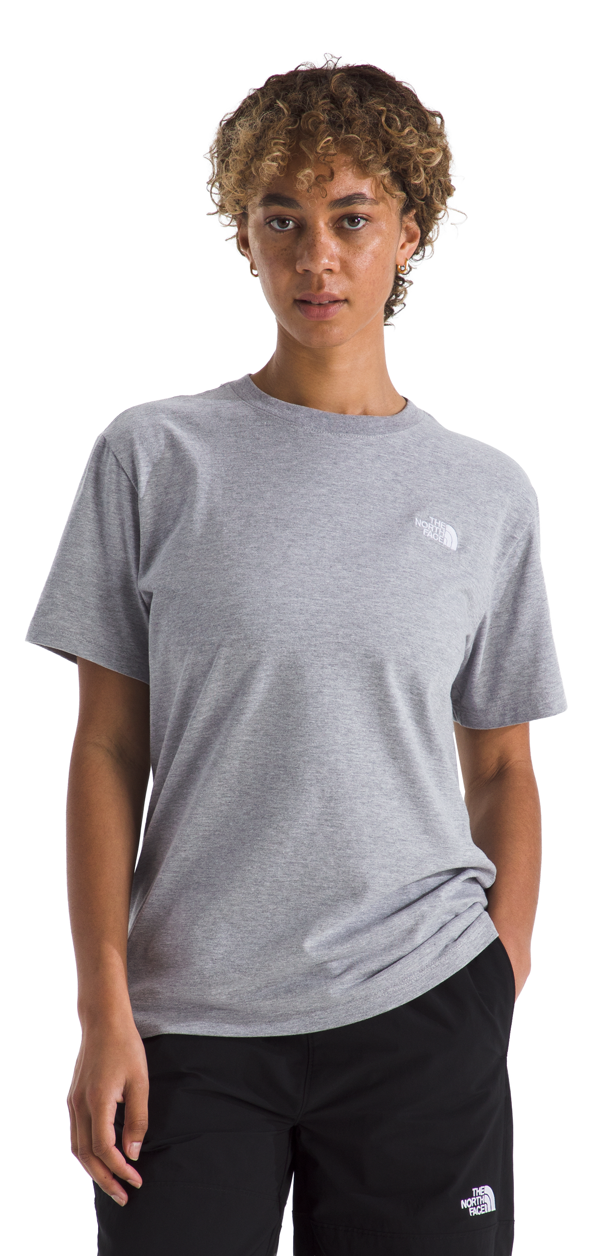 Image of The North Face Evolution Simple Dome Relaxed Short-Sleeve T-Shirt - TNF Pale Grey Heather