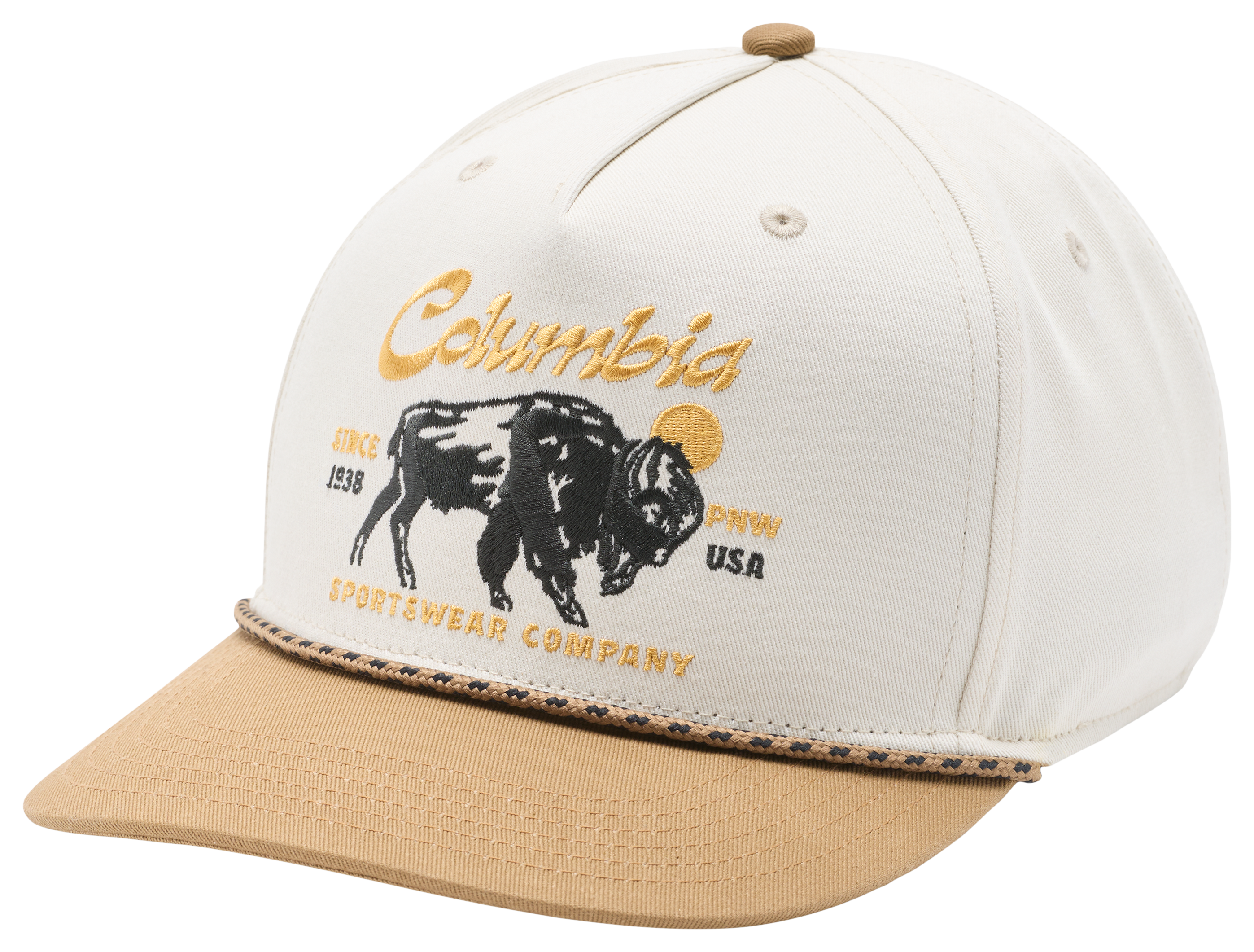 Image of Columbia CSC Western Snapback Cap - Chalk/Delta/Buffalo
