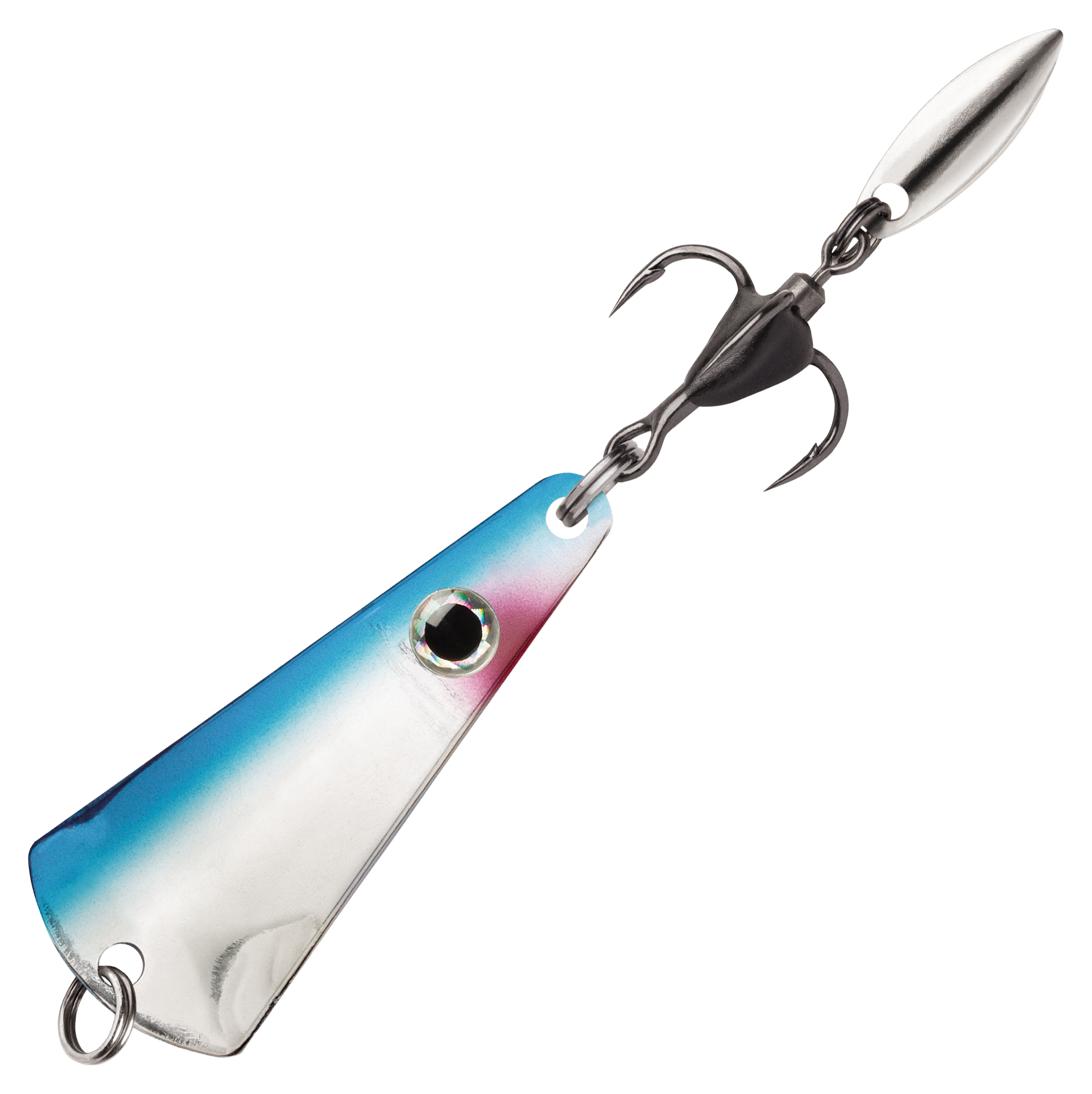 VMC VMC Bladed Tingler Spoon - Glow Blue Shiner - 1/16oz. - $8.99 at Bass Pro Shops