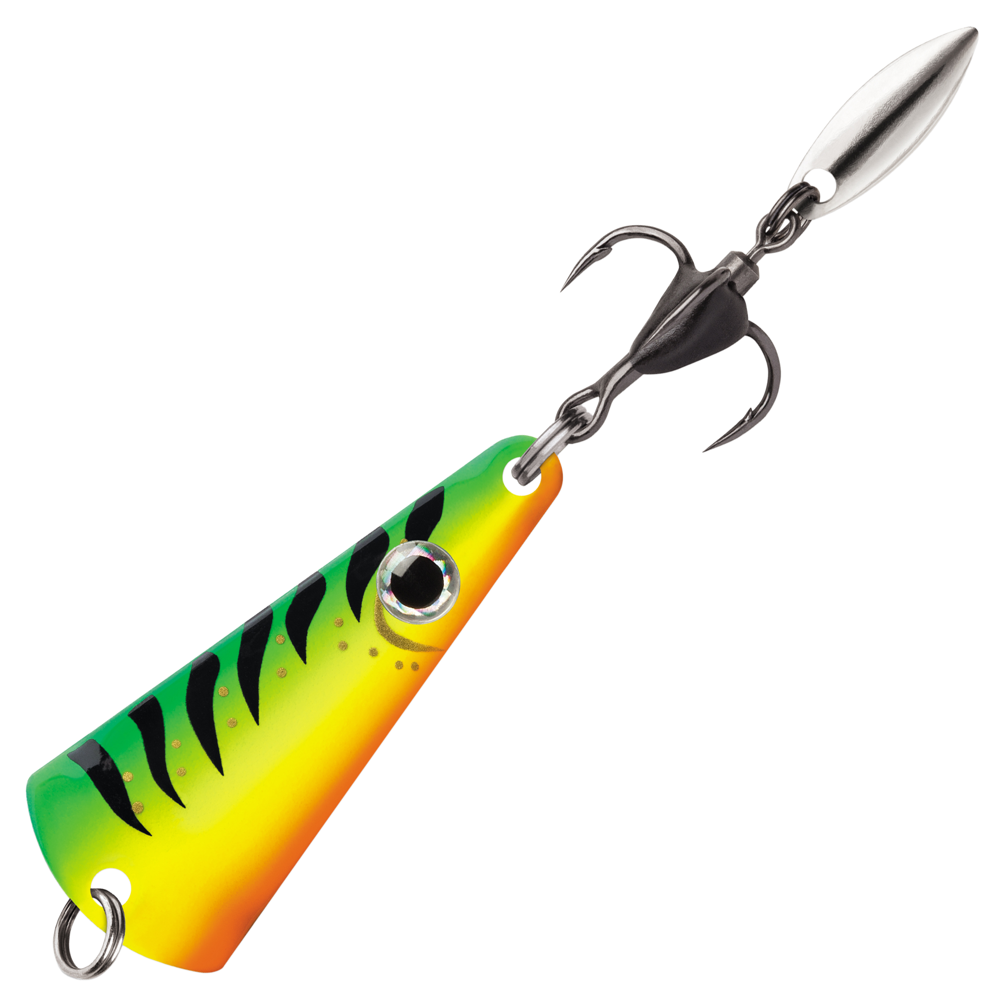 VMC VMC Bladed Tingler Spoon - Glow Fire Tiger - 1/8oz. - $8.99 at Bass Pro Shops