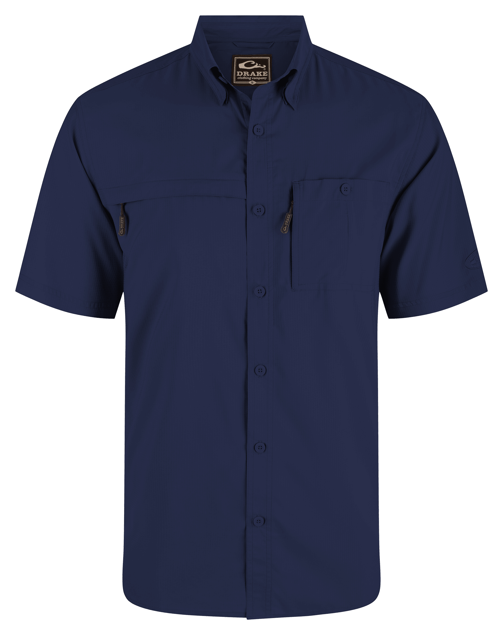 Image of Drake Waterfowl 8-Shot Flyweight Shirt - Navy