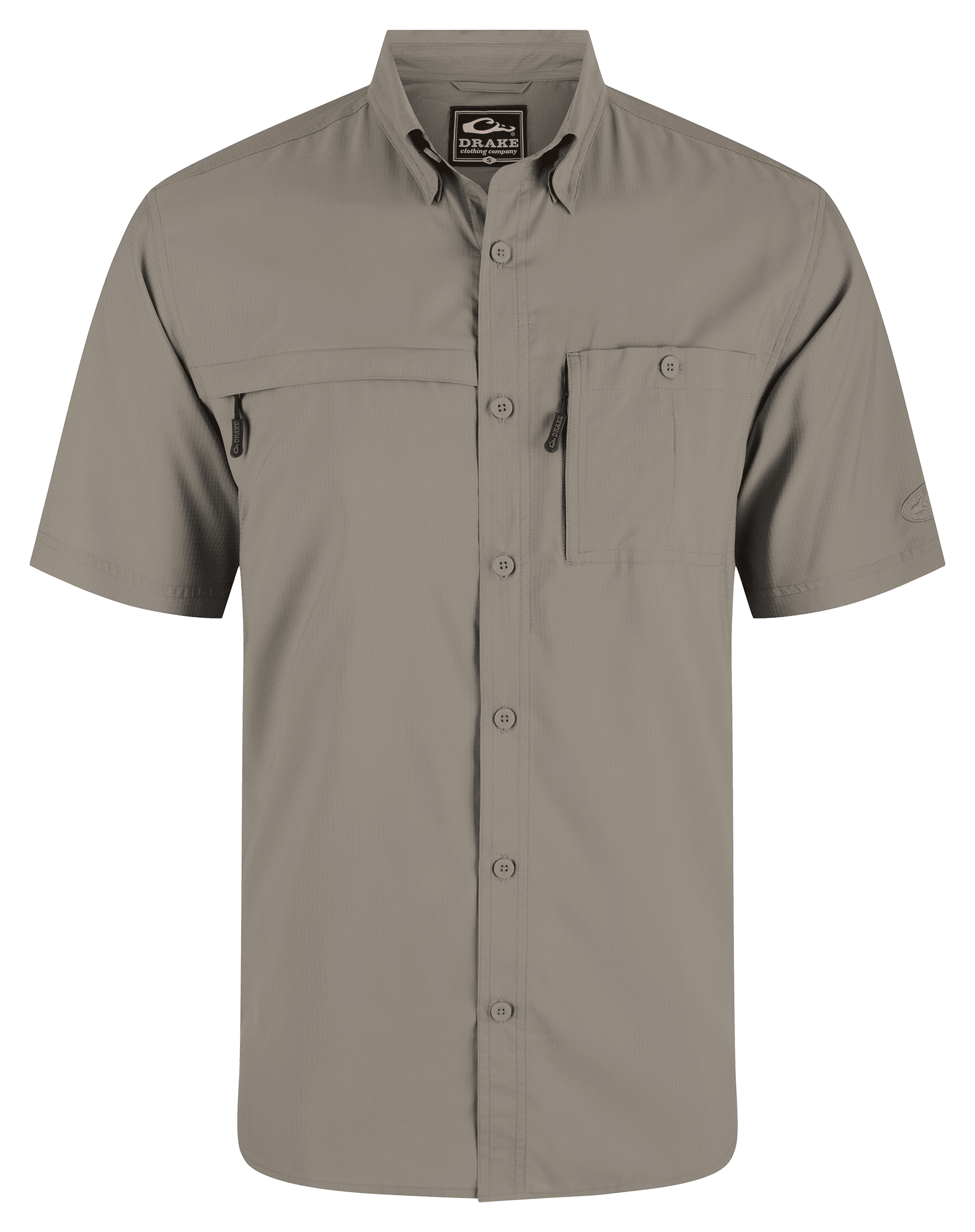 Image of Drake Waterfowl 8-Shot Flyweight Shirt - Vintage Khaki