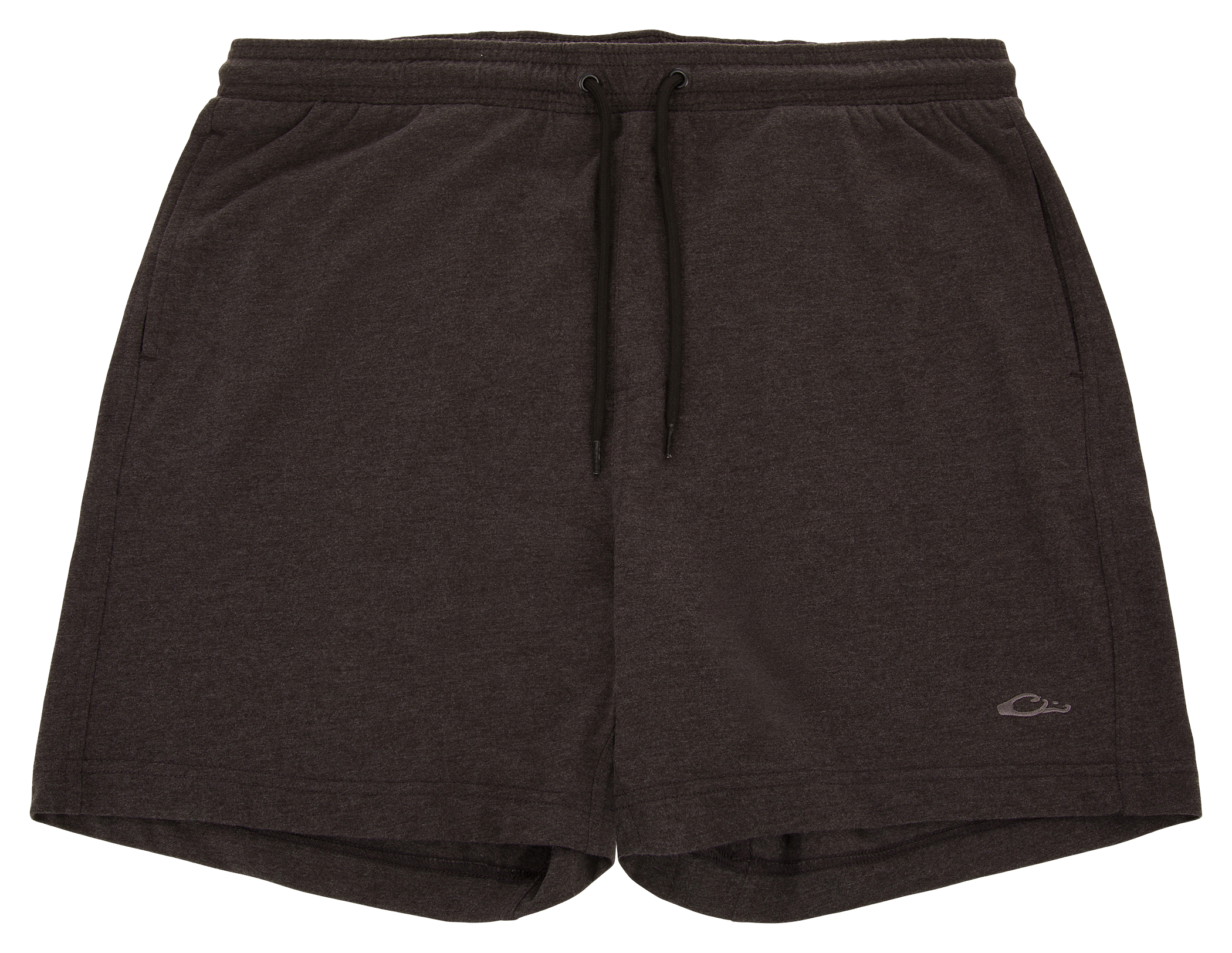 Image of Drake Waterfowl Tri-Blend Campus Shorts - Caviar Black