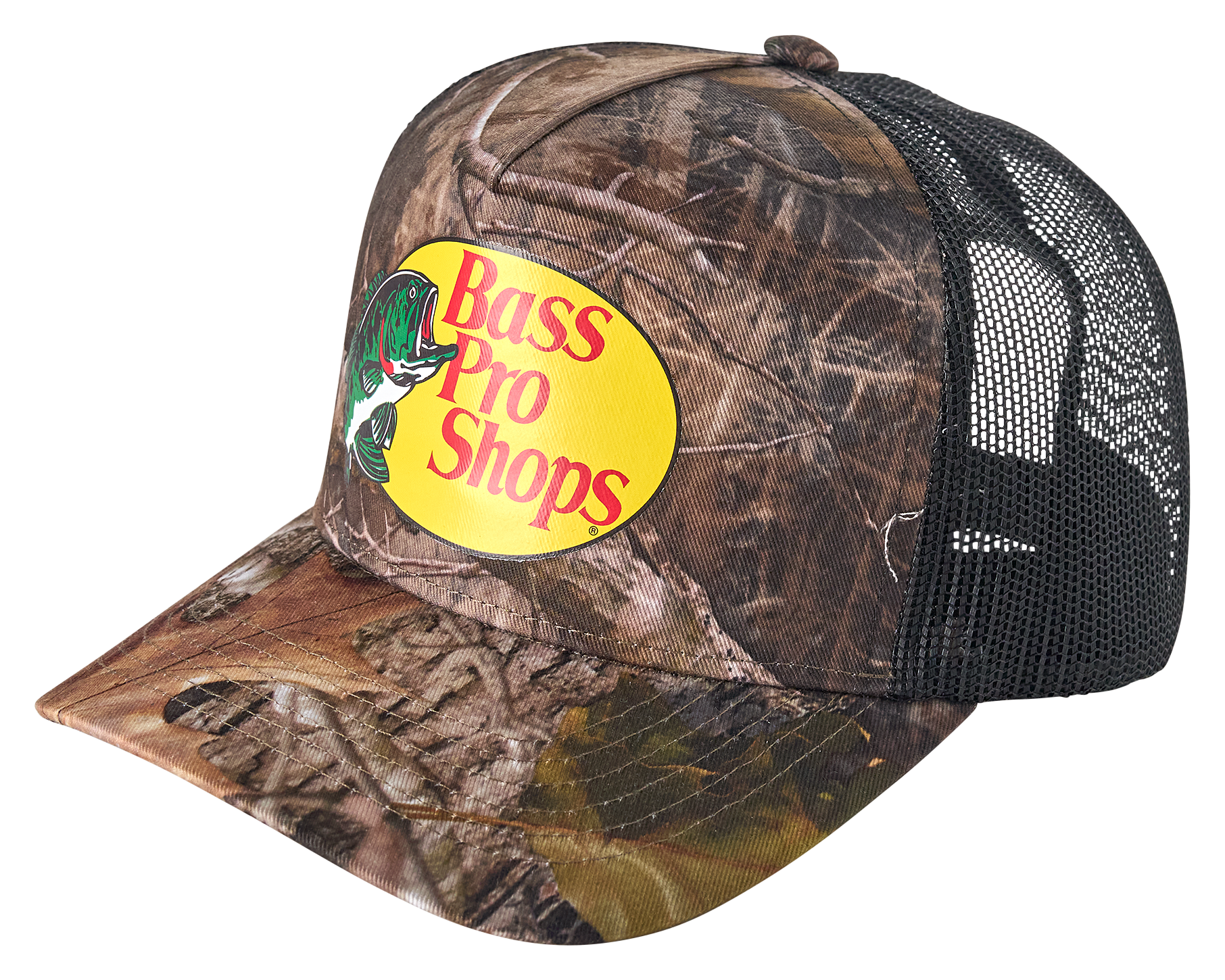 Image of Bass Pro Shops Printed Mesh Trucker Cap - TrueTimber Kanati