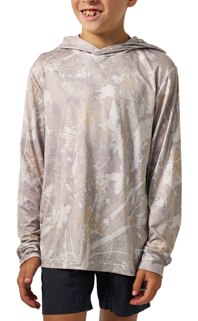 Image of BURLEBO Performance Hoodie for Kids - Drifter Camo