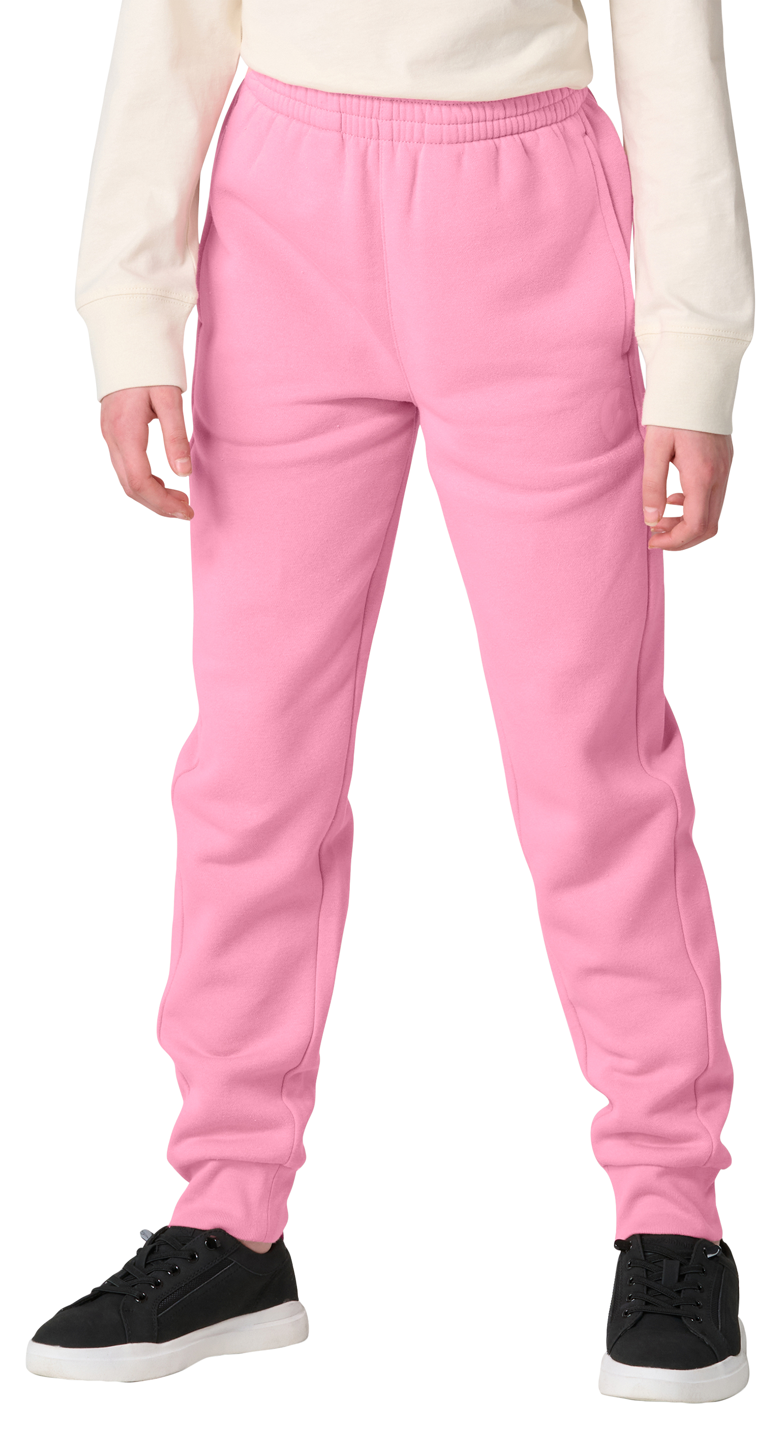 Carhartt Carhartt Fleece Logo Sweatpants for Kids - Cashmere Rose - $27.99 at Bass Pro Shops